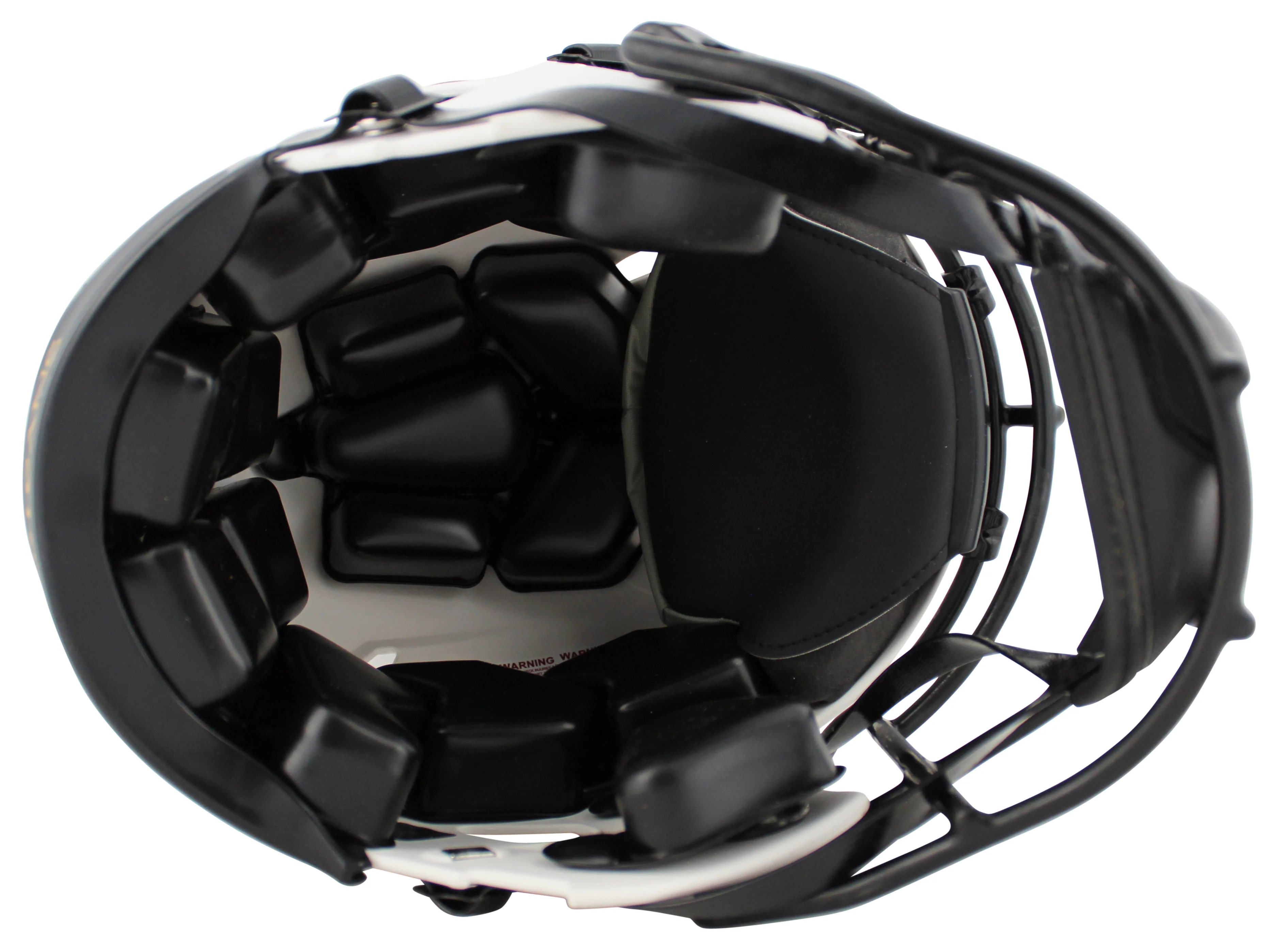 Saints Derek Carr & Michael Thomas Signed Lunar F/S Speed Proline Helmet BAS Wit - Image 4