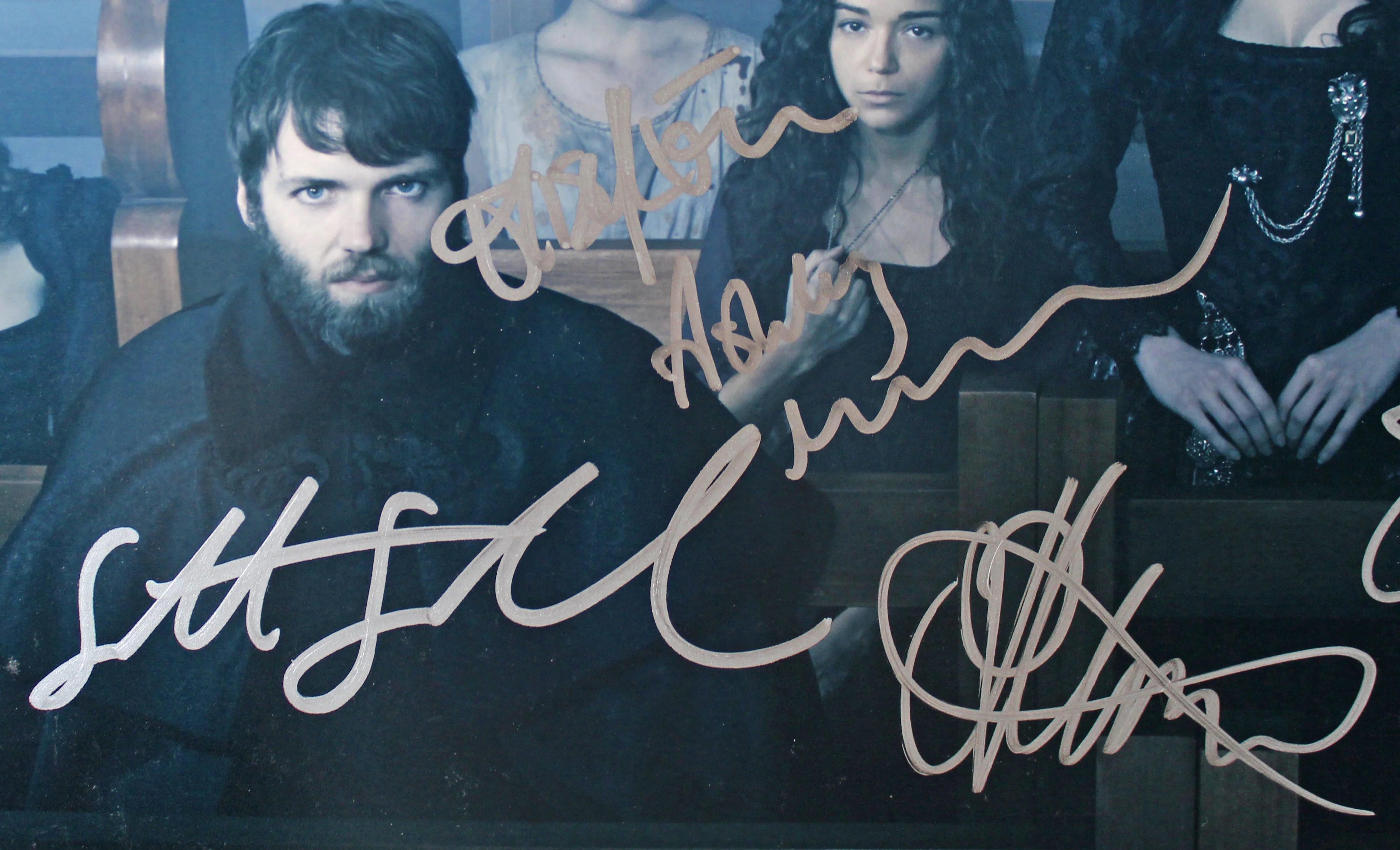 Salem (6) Gabel, West, Goldberg, Montgomery +2 Signed 12x18 Photo BAS #A57877 - Image 3