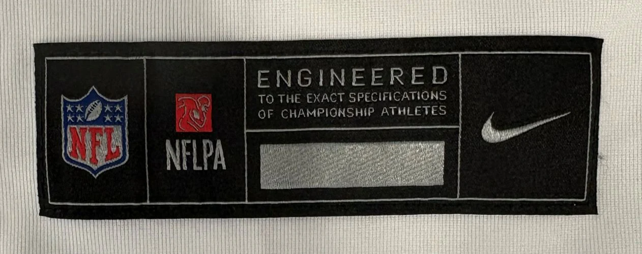 Sam LaPorta Signed Detroit Lions White Nike Game Replica Jersey BAS ITP - Image 4