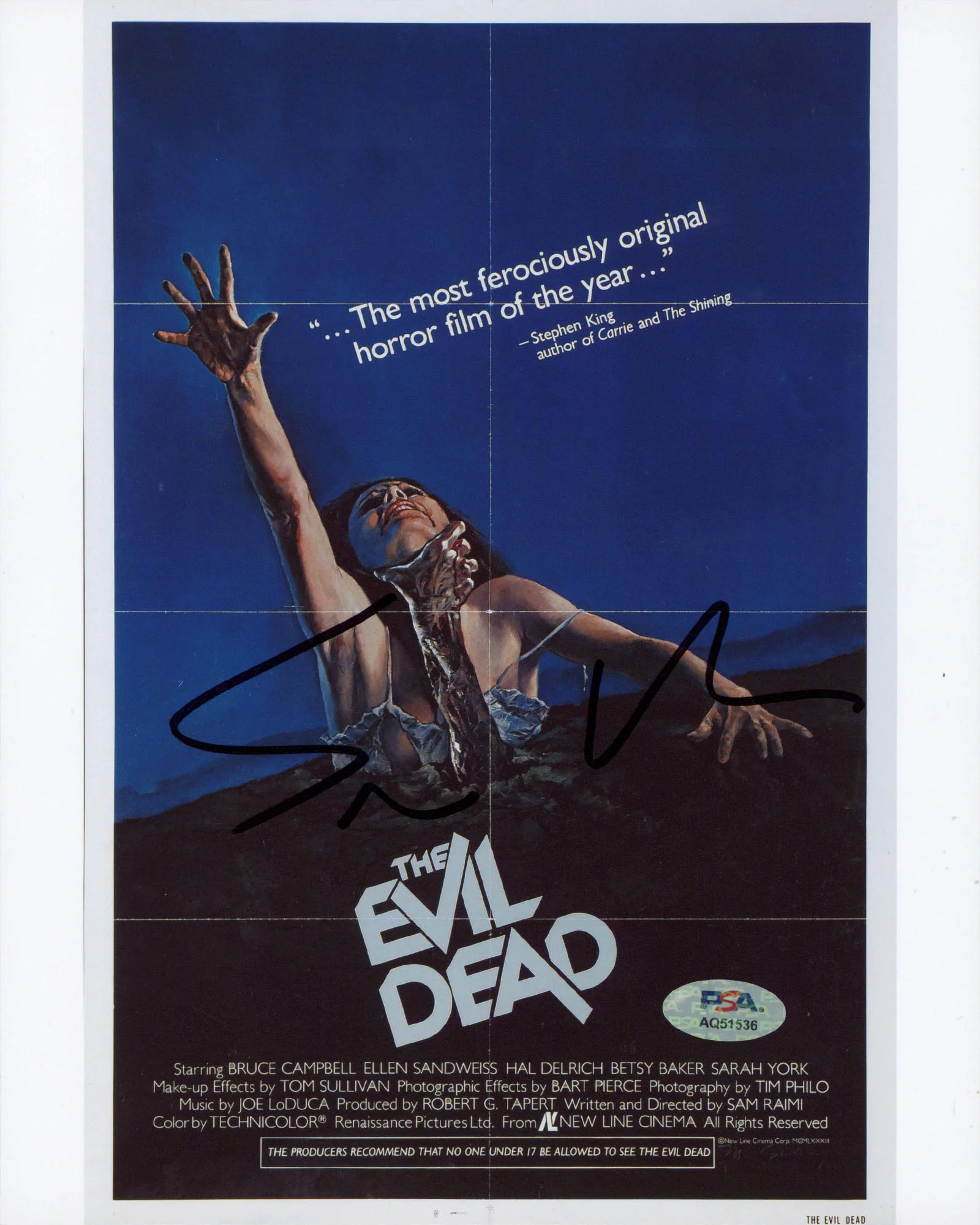 Sam Raimi The Evil Dead Authentic Signed 8x10 Vertical Photo PSA/DNA #AQ51536 - Image 2