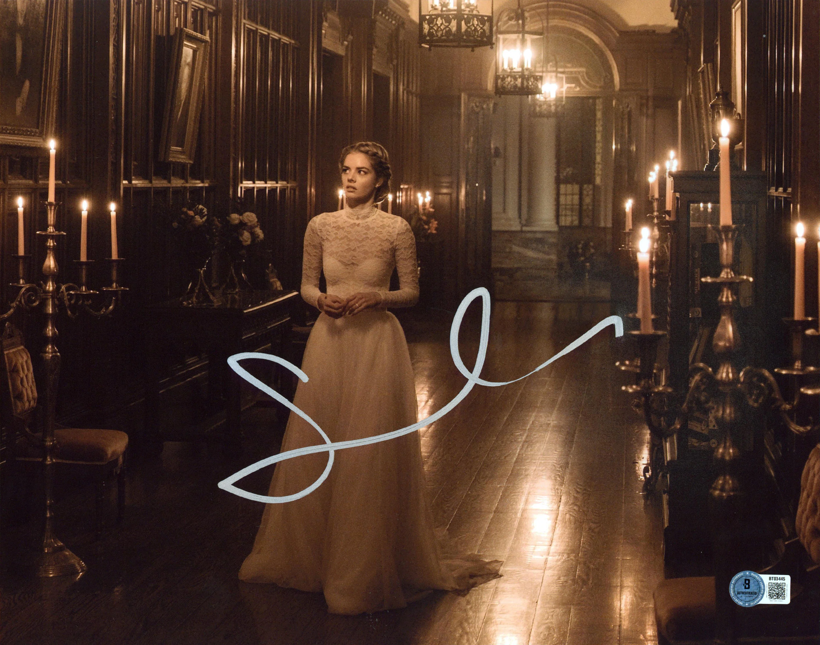 Samara Weaving Ready or Not Authentic Signed 11x14 Horizontal Photo BAS #BT03445 - Image 2
