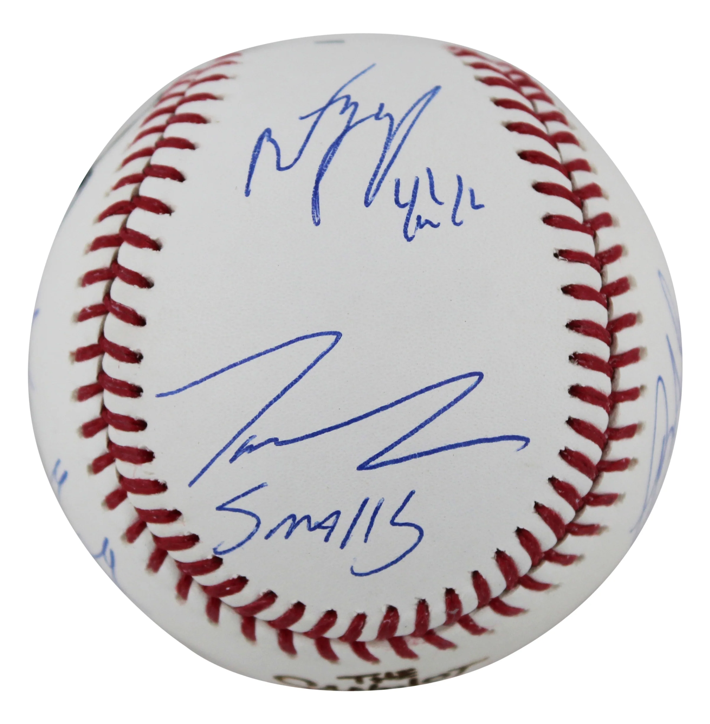 Sandlot (8) Guiry, Leopardi, Renna +5 Signed Sandlot Baseball w/ Case BAS - Image 6