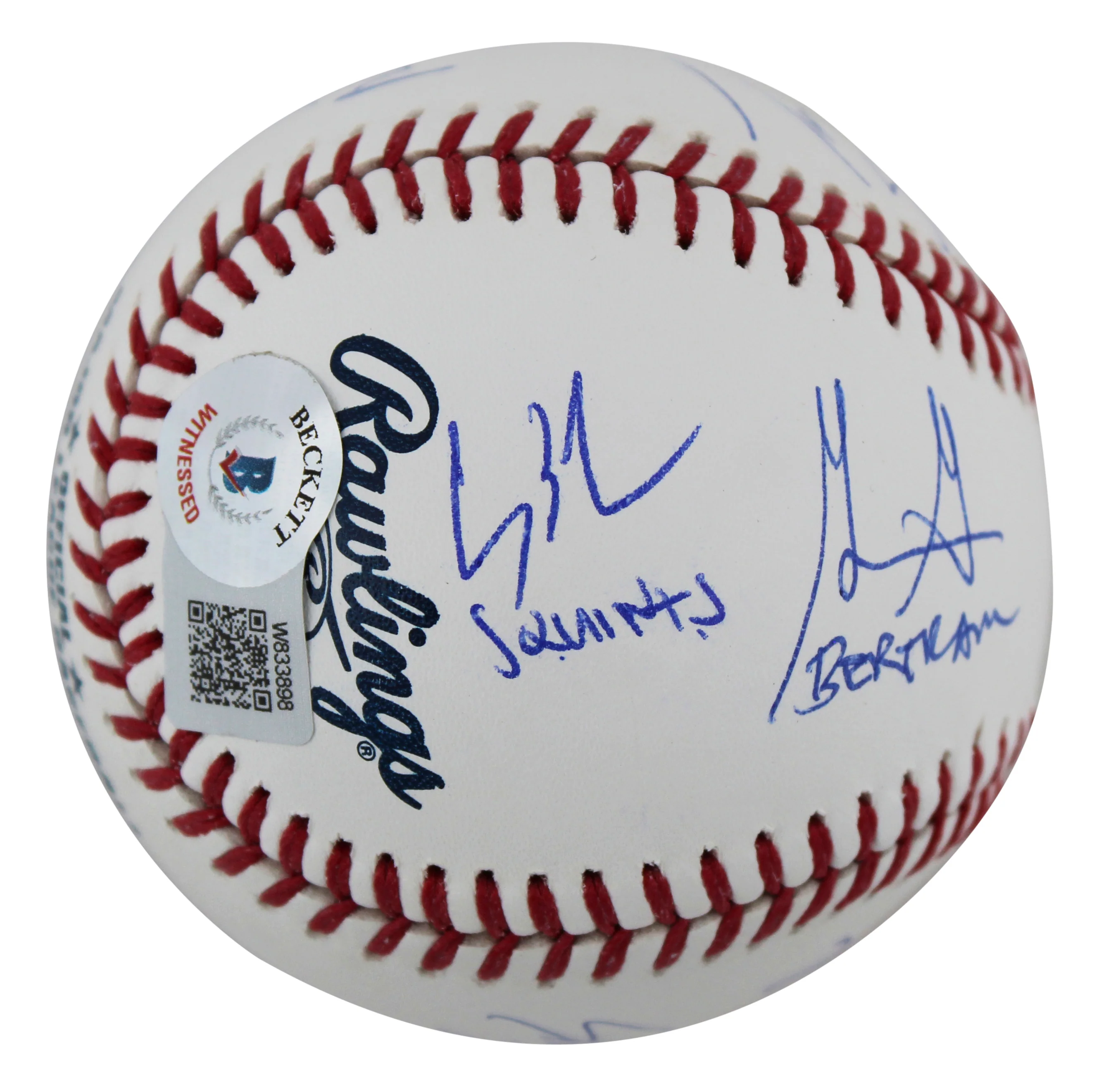 Sandlot (8) Guiry, Leopardi, Renna +5 Signed Sandlot Baseball w/ Character BAS - Image 2