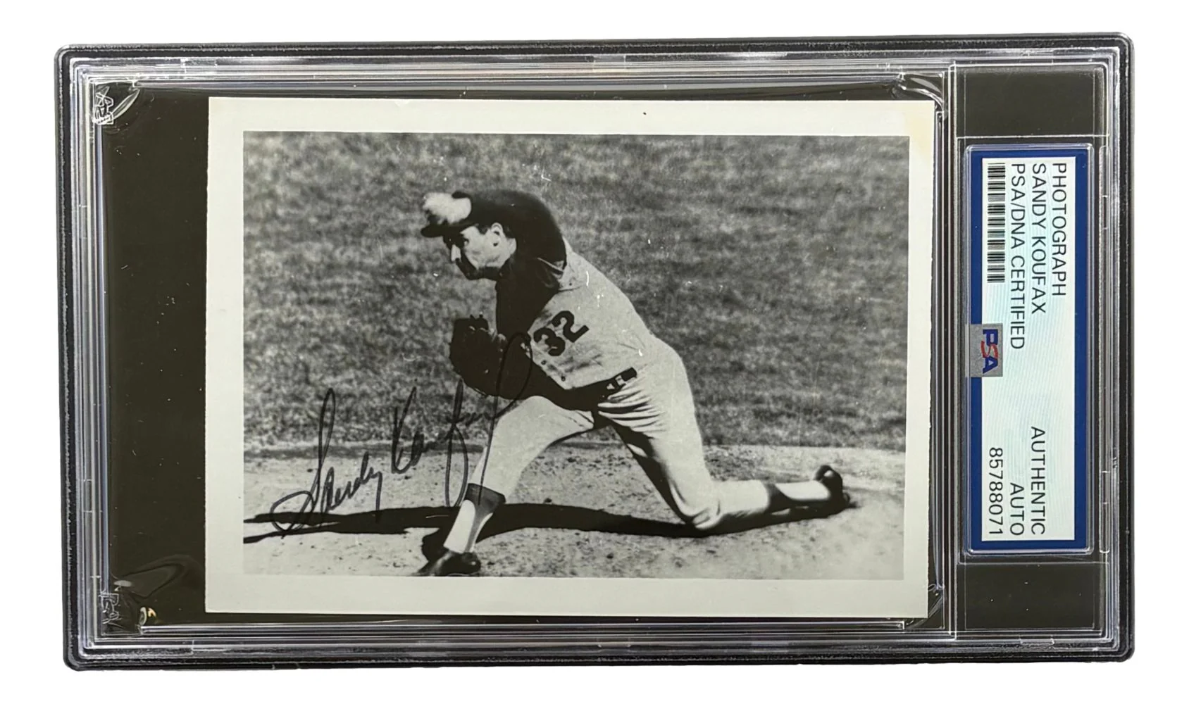 Sandy Koufax Signed 4x6 Brooklyn Dodgers Photo PSA/DNA 85788071