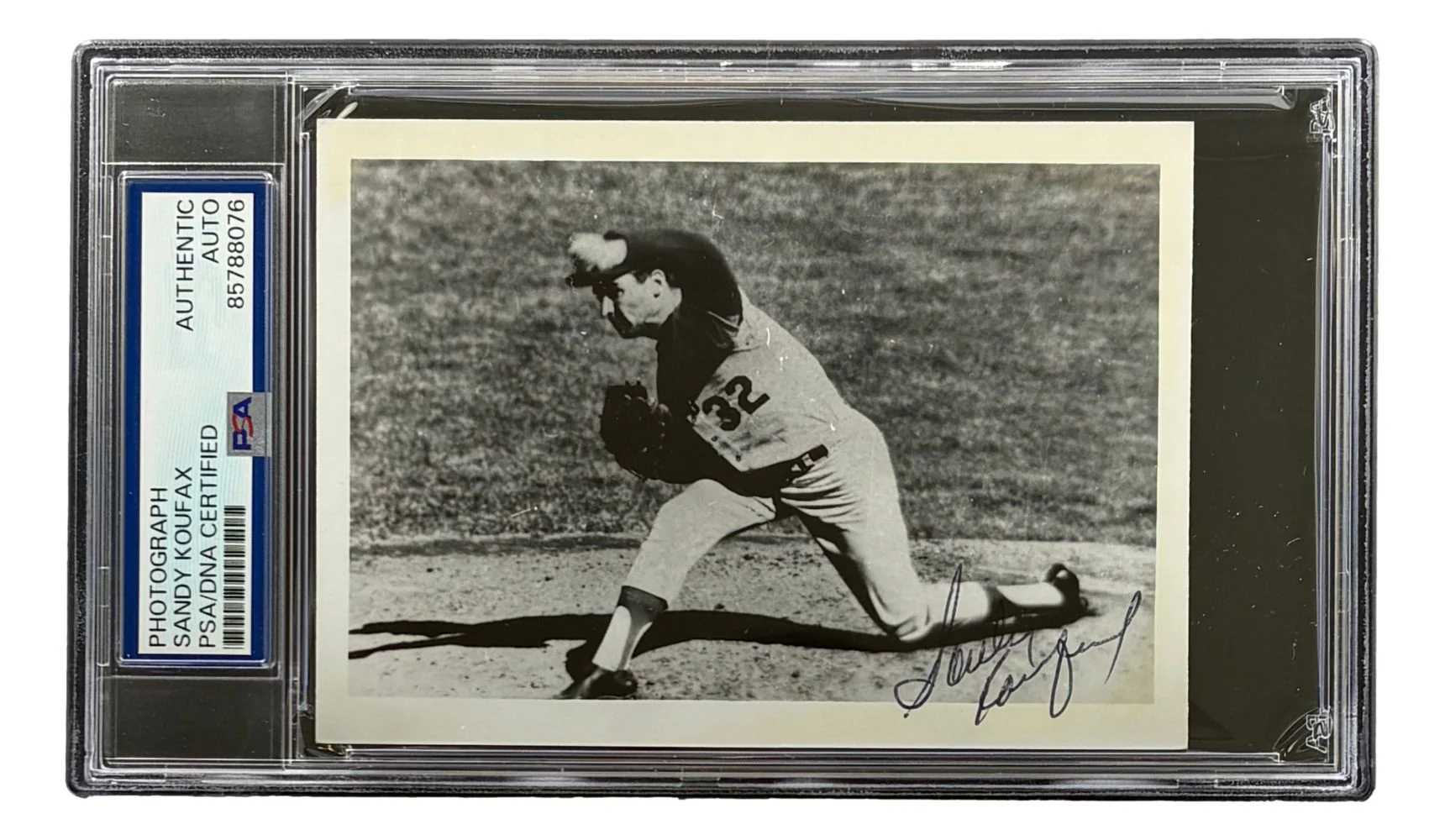 Sandy Koufax Signed 4x6 Brooklyn Dodgers Photo PSA/DNA 85788076