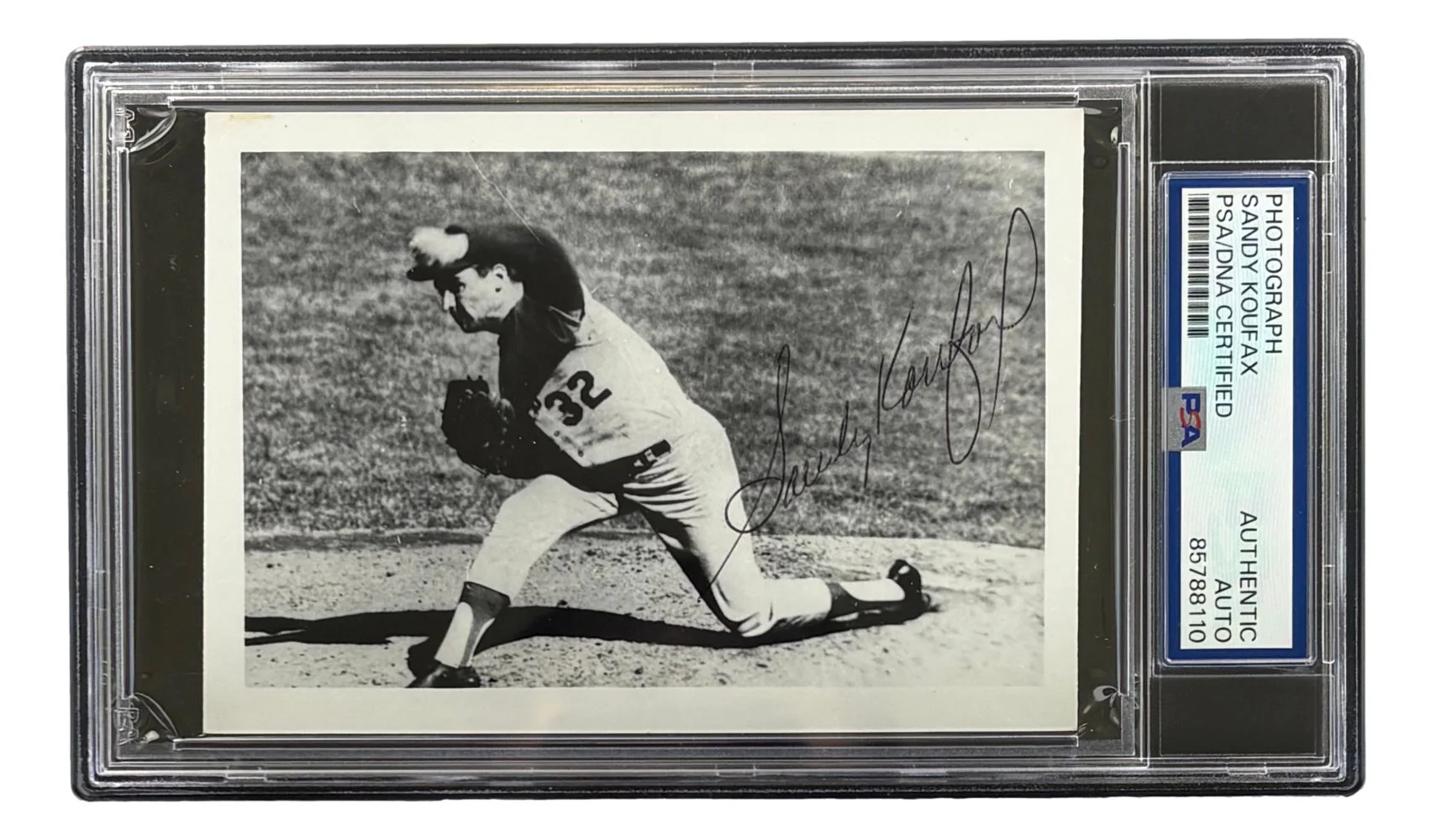 Sandy Koufax Signed 4x6 Brooklyn Dodgers Photo PSA/DNA 85788110