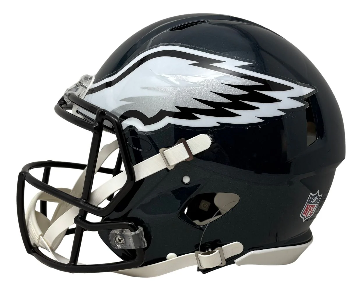 Saquon Barkley Signed Philadelphia Eagles FS Authentic Speed Helmet PSA/DNA - Image 3
