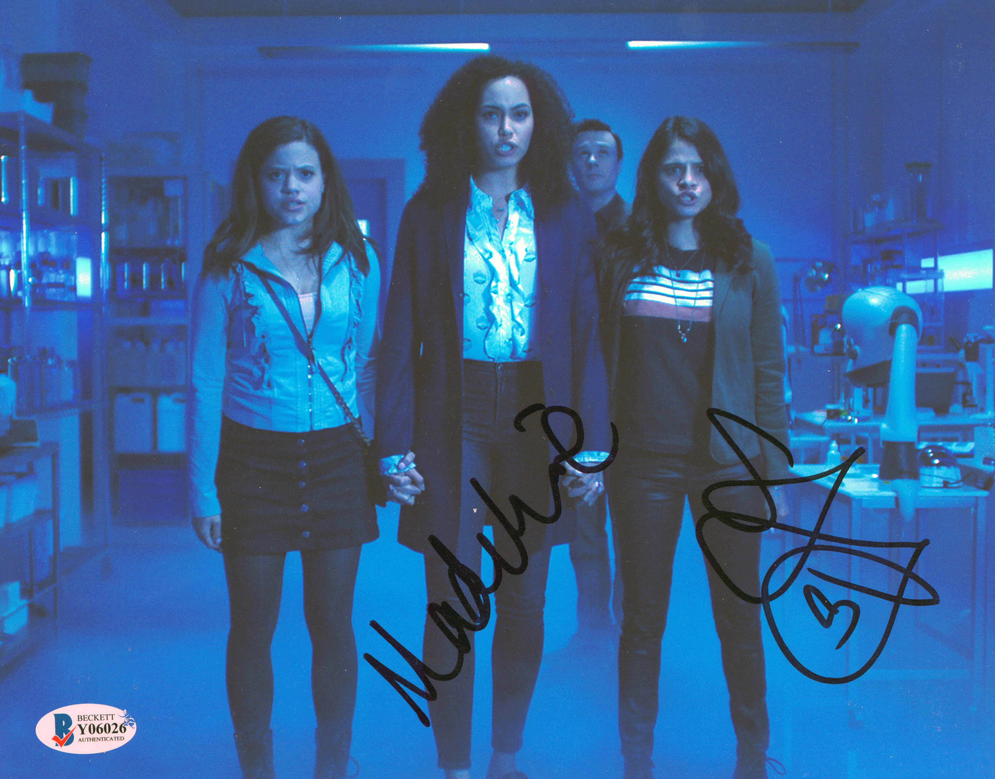Sarah Jeffery & Madeleine Mantock Charmed Signed 8x10 Photo BAS #Y06026 - Image 2