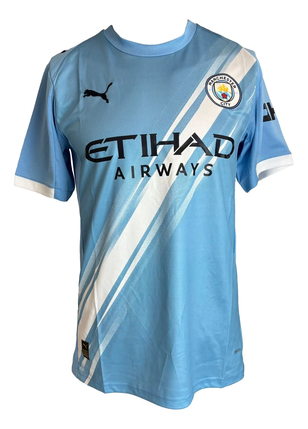 Savinho Signed Manchester City Puma Soccer Jersey BAS - Image 3