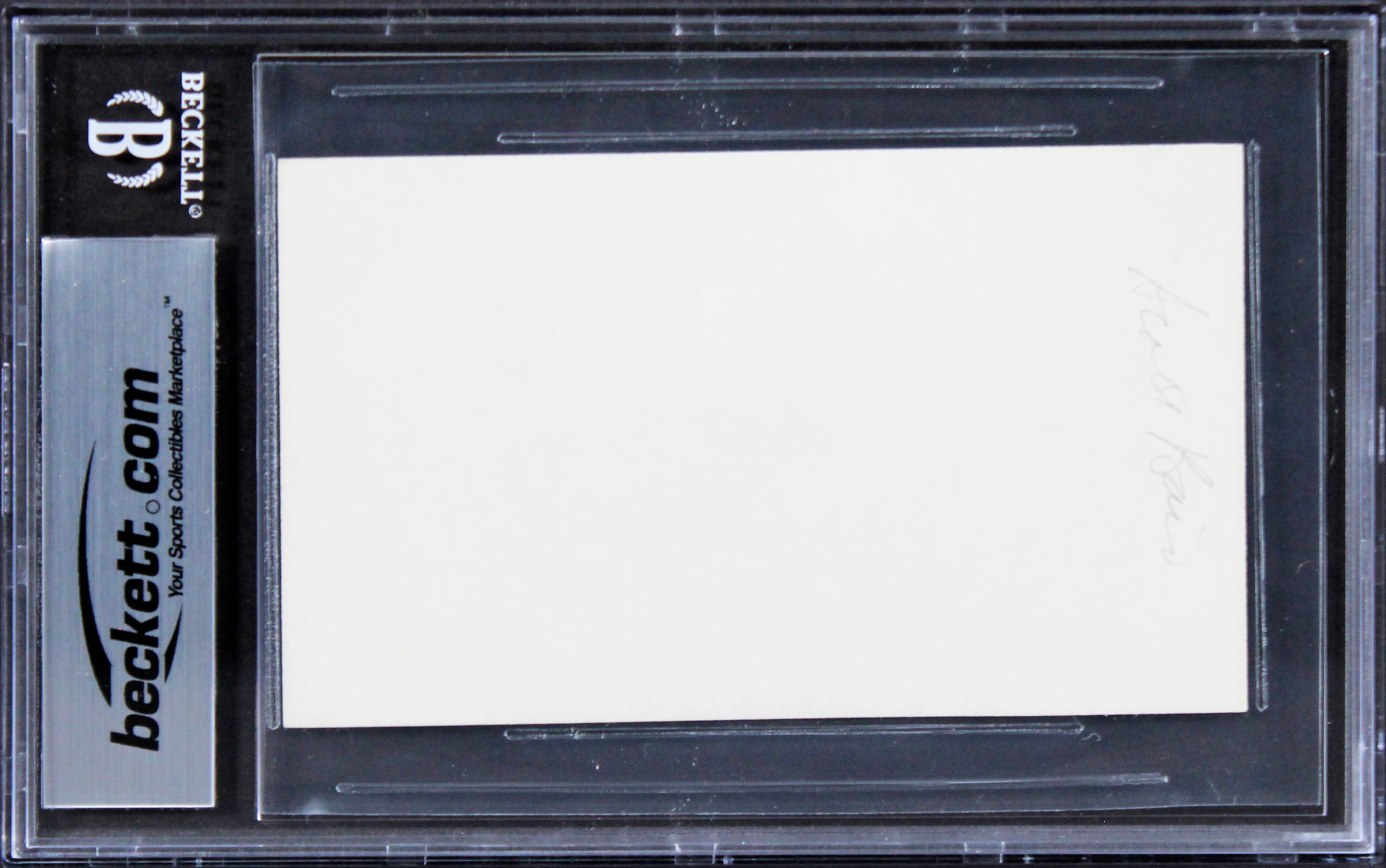 Scott Baio Happy Days Authentic Signed 3x5 Index Card BAS Slabbed 1 - Image 3