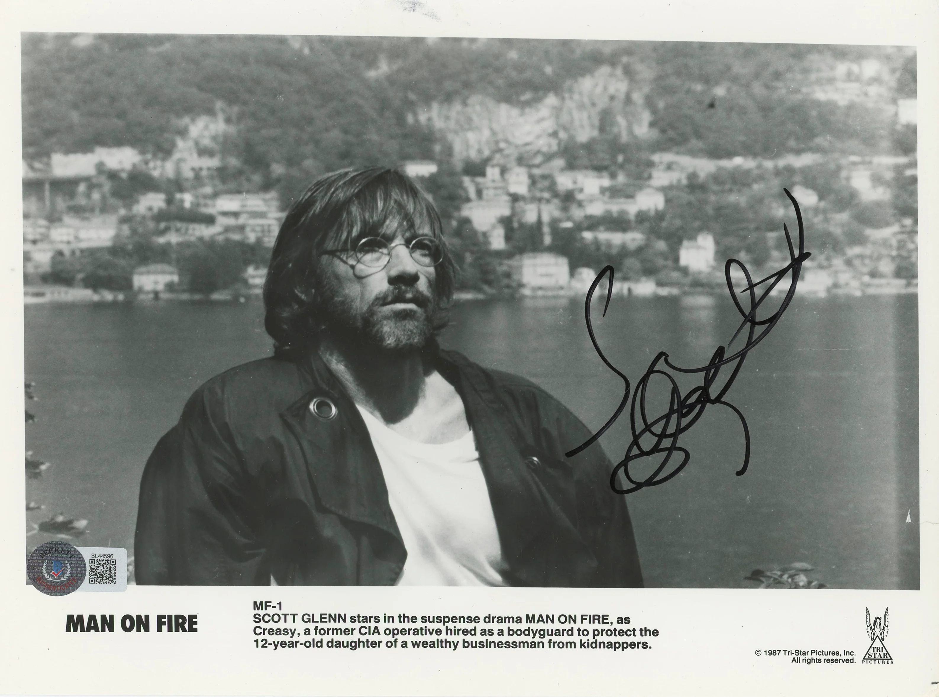 Scott Glenn Man on Fire Authentic Signed 8x10 Photo Autographed BAS #BL44596 - Image 2