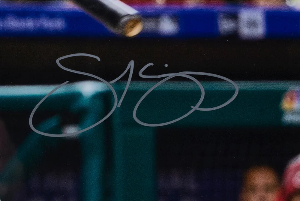 Scott Kingery Signed Framed 16x20 Philadelphia Phillies Photo MLB Fanatics - Image 2