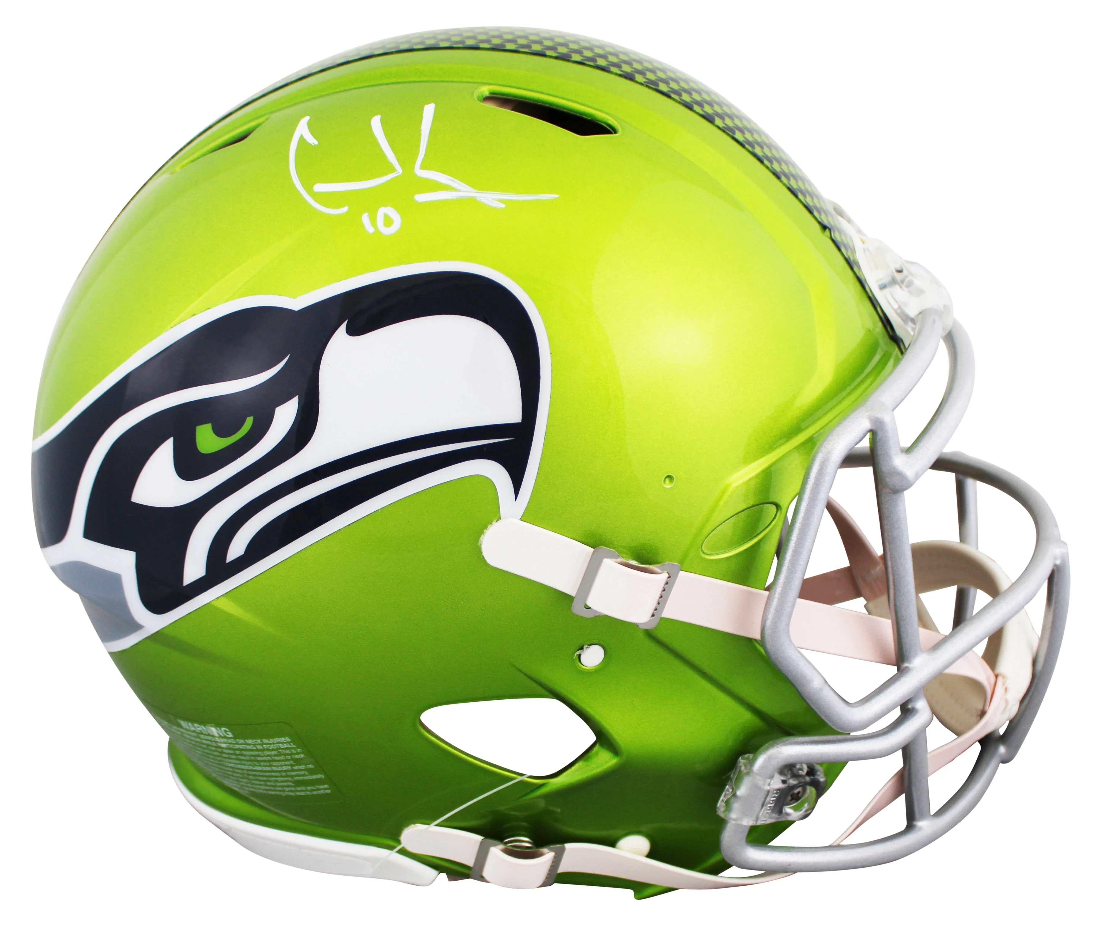 Seahawks Cooper Kupp Signed Flash F/S Speed Proline Helmet W/ Case Fanatics - Image 3