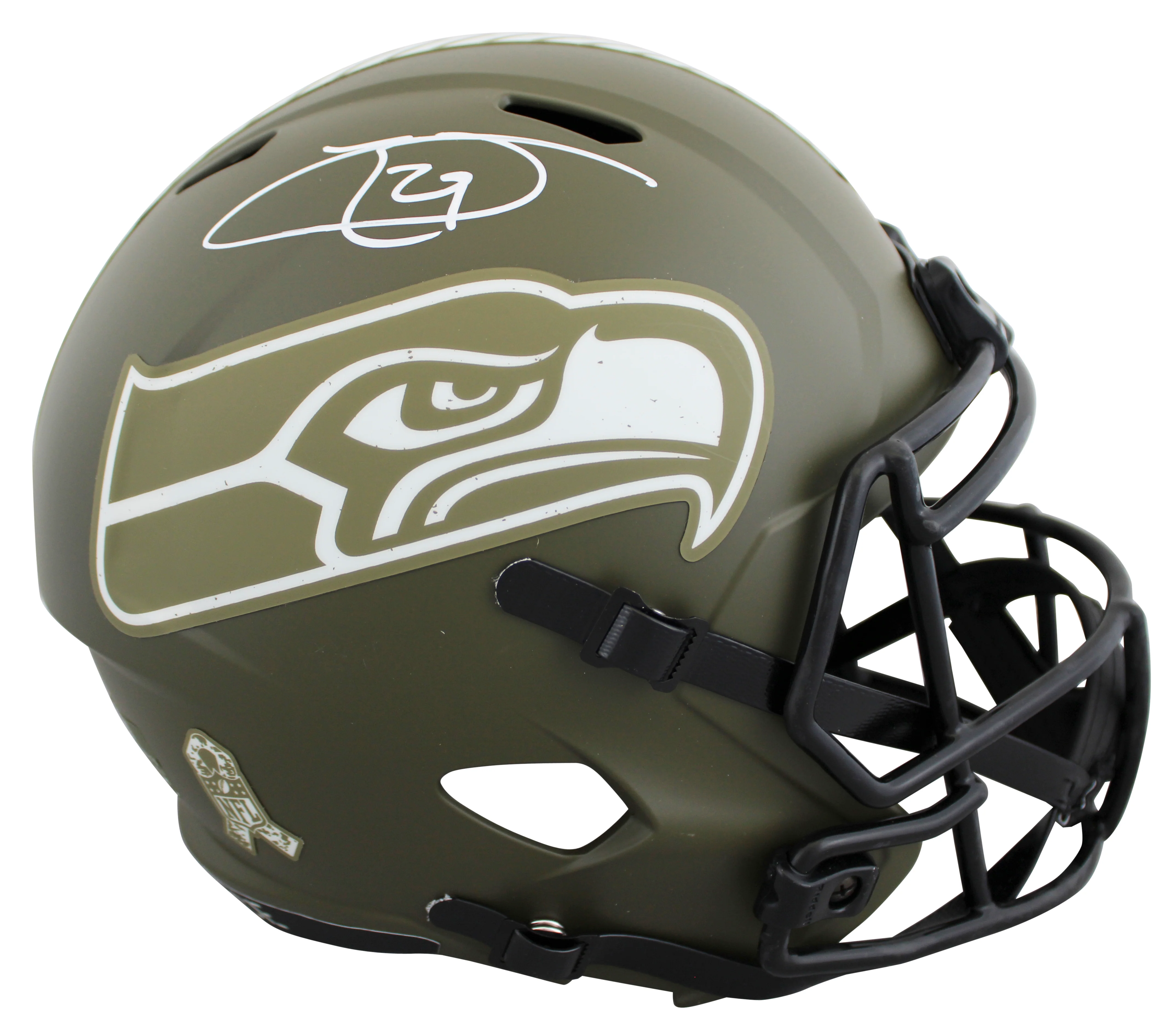 Seahawks Earl Thomas Signed STS Full Size Speed Rep Helmet W/ Case BAS Witnessed - Image 3