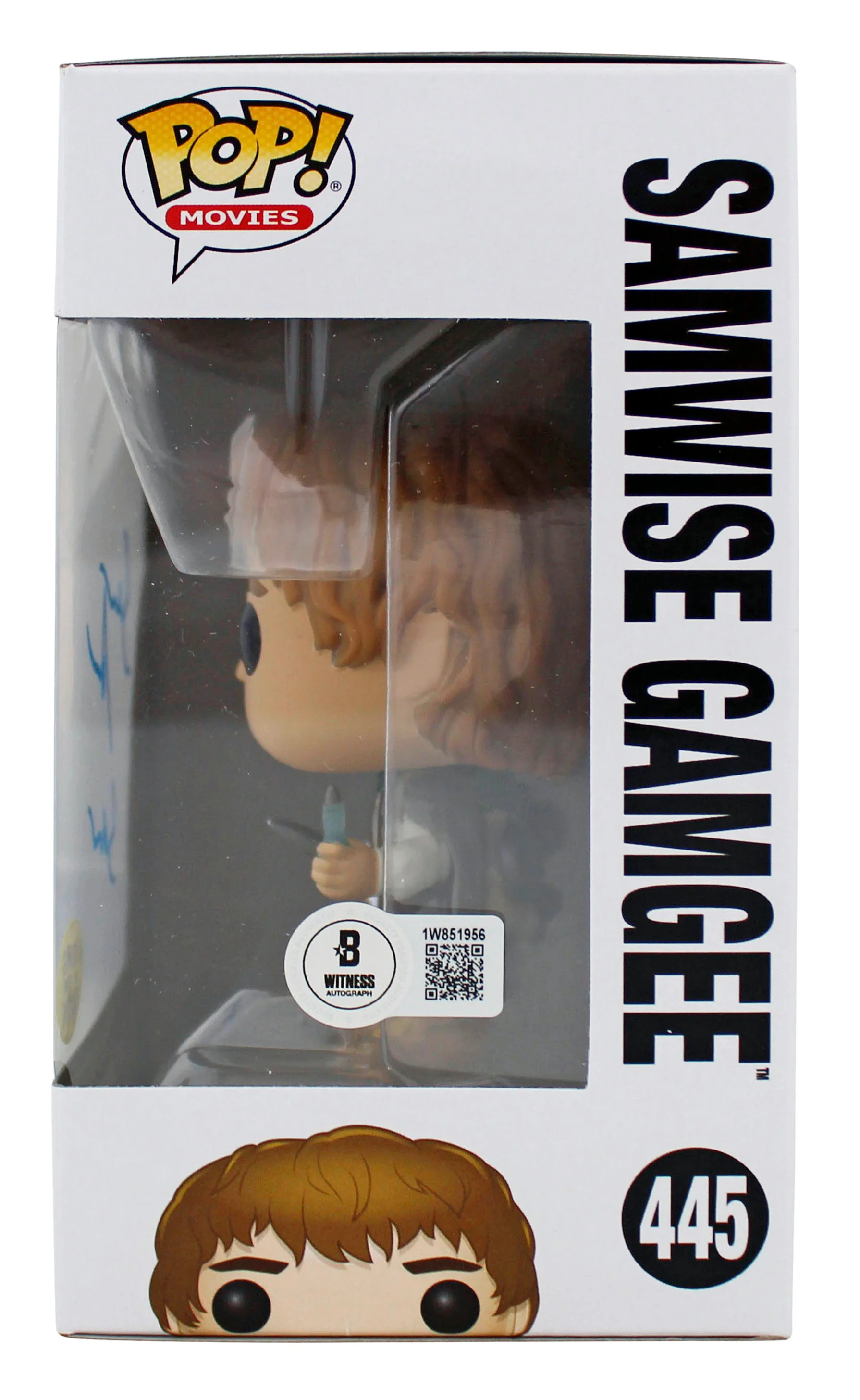Sean Astin LOTR "Sam" Signed Funko Pop Vinyl Figure w/ Blue Sig BAS Witnessed - Image 4
