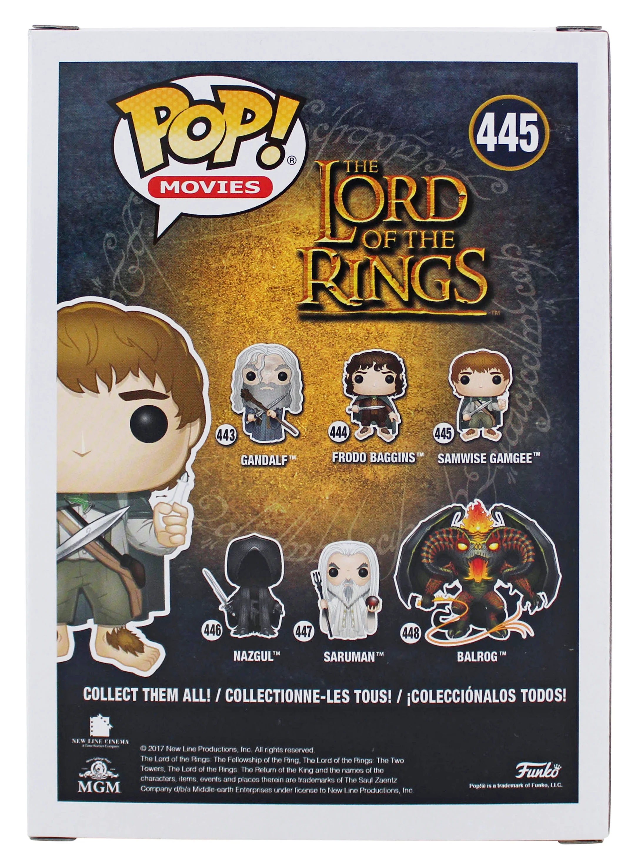 Sean Astin LOTR "Sam" Signed Funko Pop Vinyl Figure w/ White Sig BAS Witnessed - Image 5