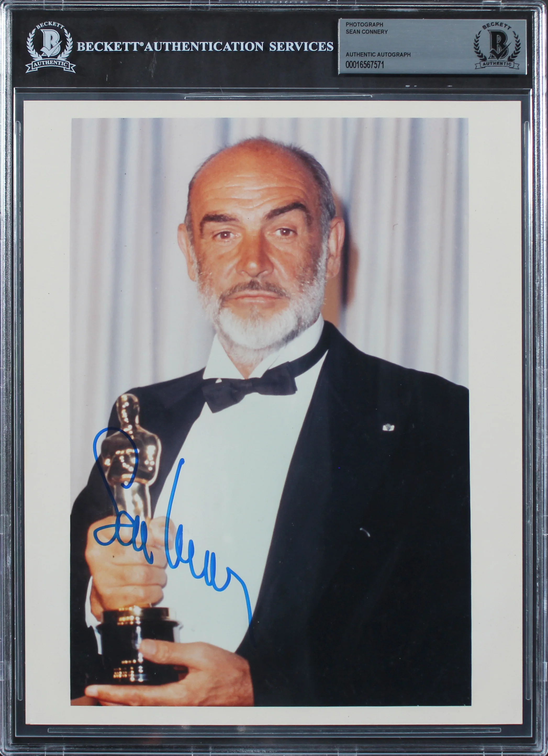 Sean Connery The Untouchables Authentic Signed 8x10 Photo BAS Slabbed 2