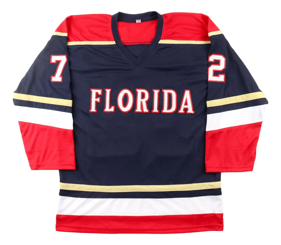 Sergei Bobrovsky Florida Signed Navy Blue Hockey Jersey BAS - Image 3