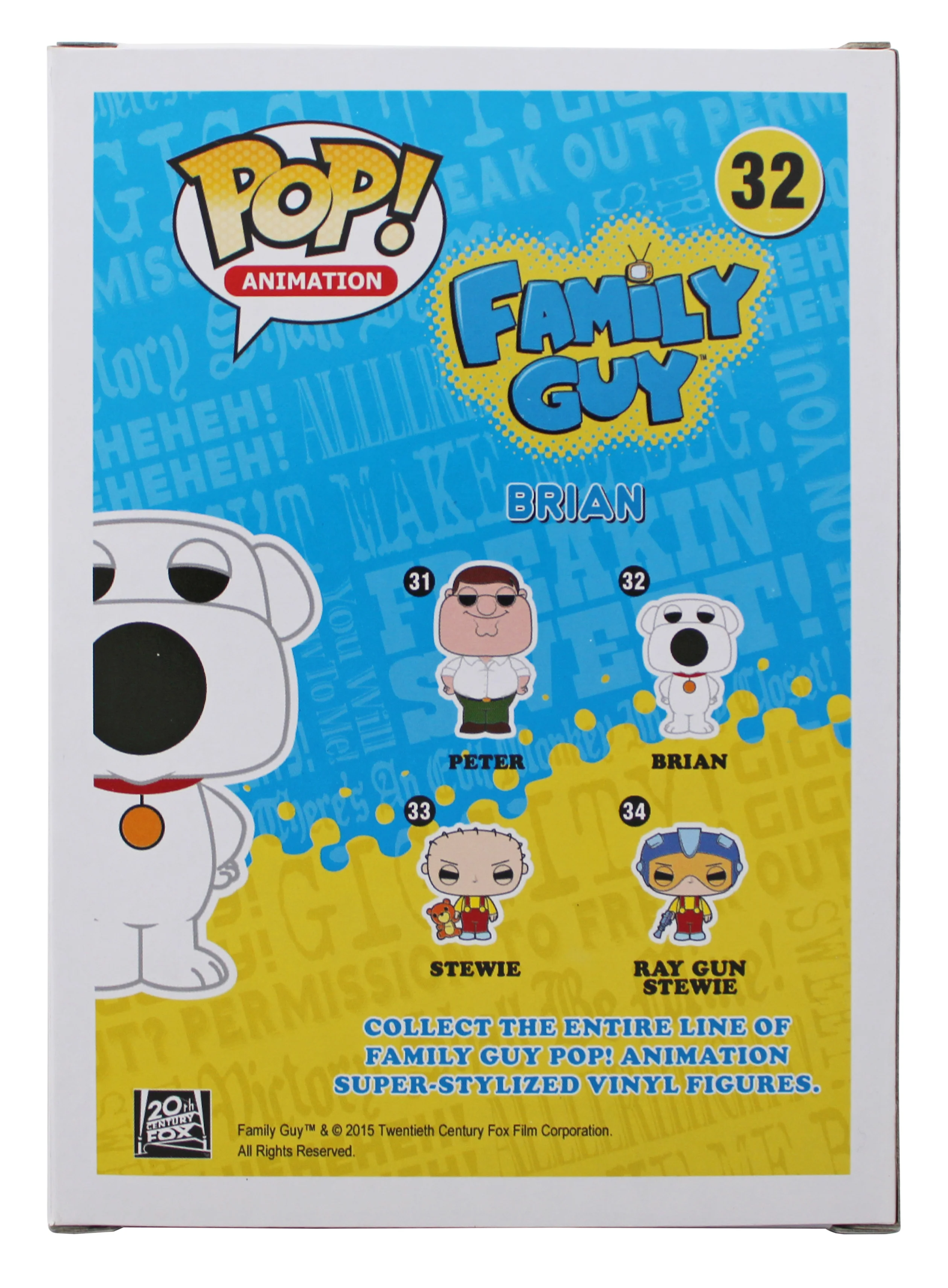 Seth MacFarlane Family Guy Authentic Signed Brian #32 Funko Pop Vinyl Figure BAS - Image 5