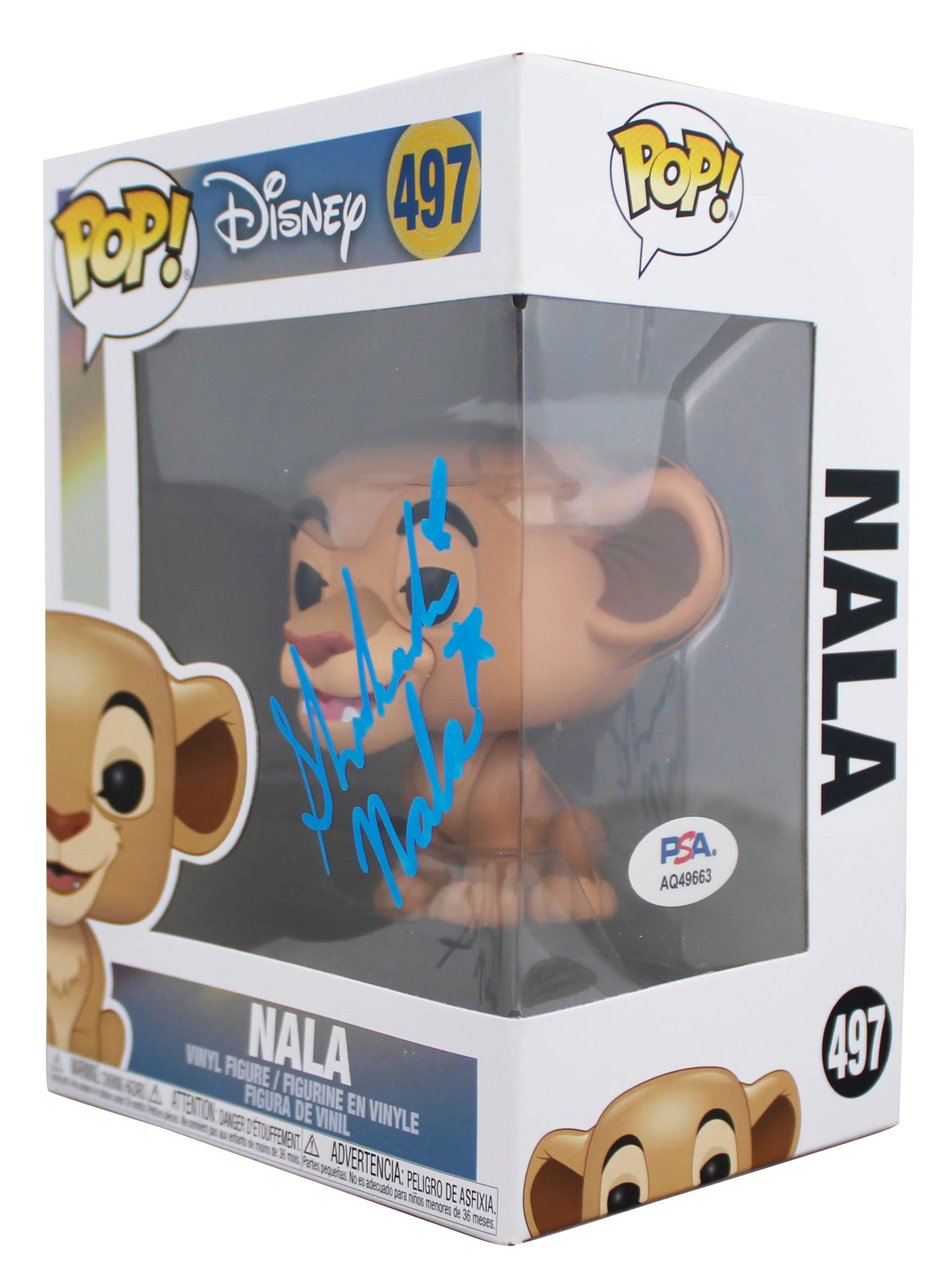 Shahadi Wright Joseph The Lion King Signed #497 Funko Pop Figure PSA #AQ49663 - Image 3