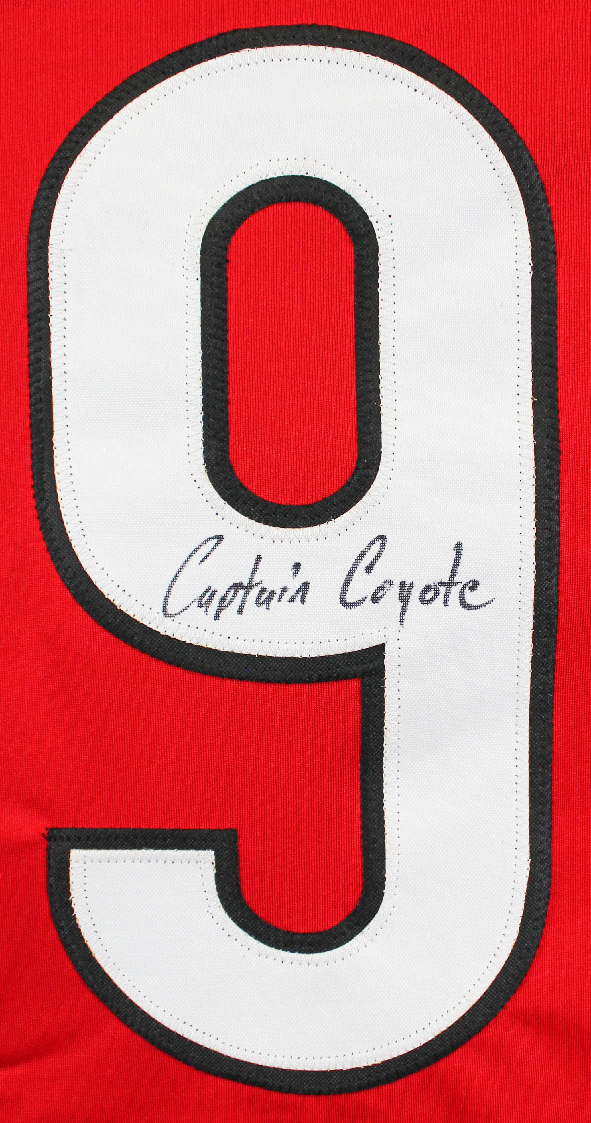Shane Doan "Captain Coyote" Authentic Signed Red Pro Style Jersey BAS Witnessed - Image 5