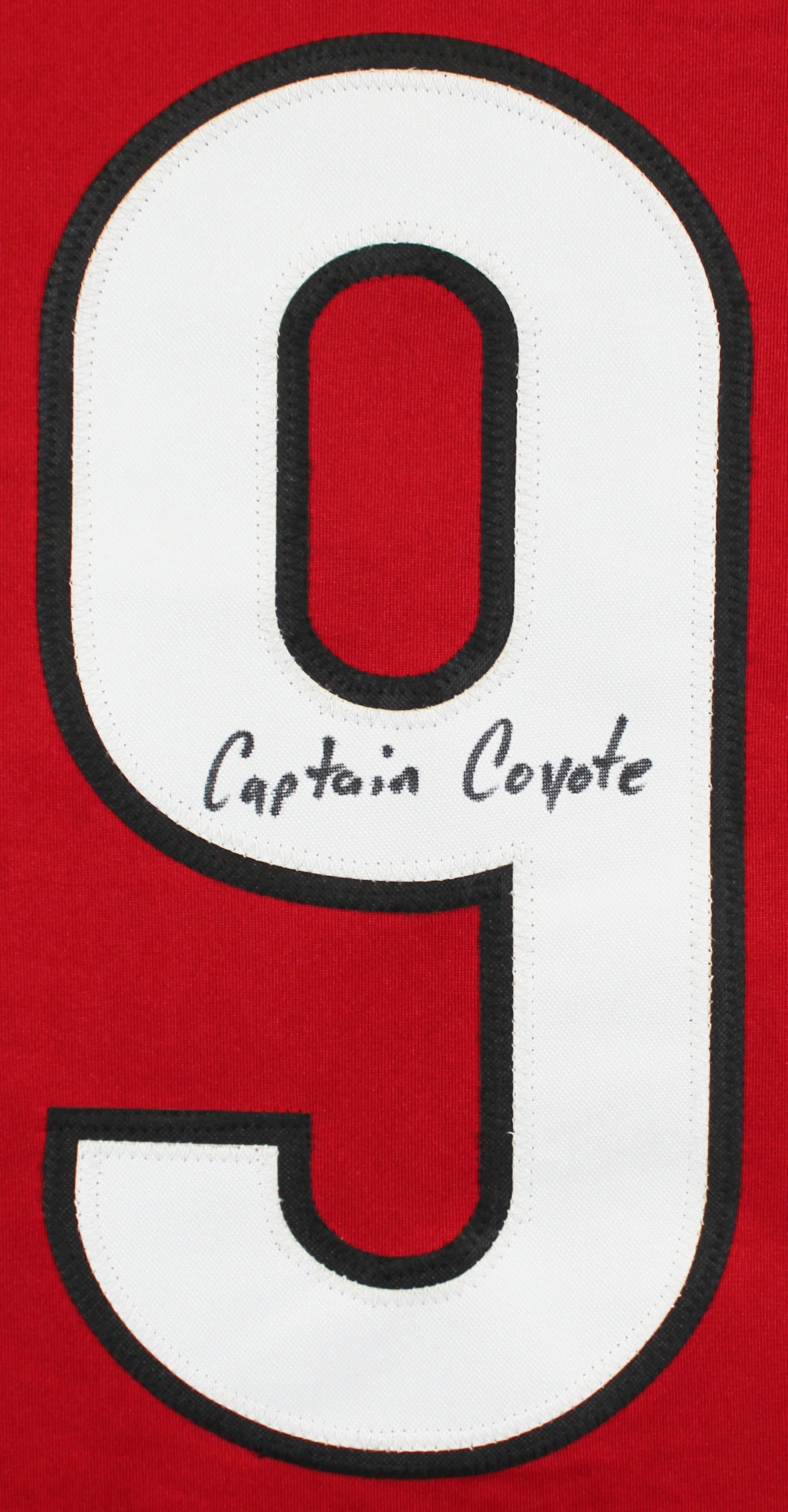 Shane Doan "Captain Coyote" Signed Maroon Pro Style Jersey BAS Witnessed - Image 5