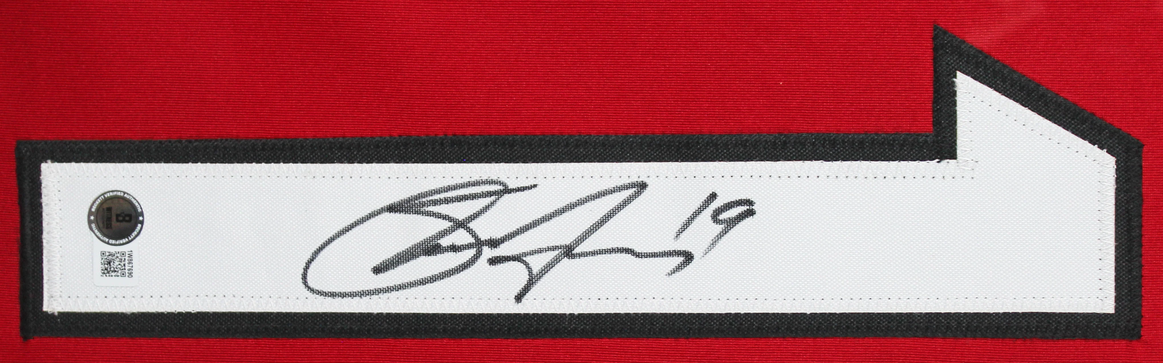 Shane Doan "Captain Coyote" Signed Red Pro Style Framed Jersey BAS Witnessed - Image 3