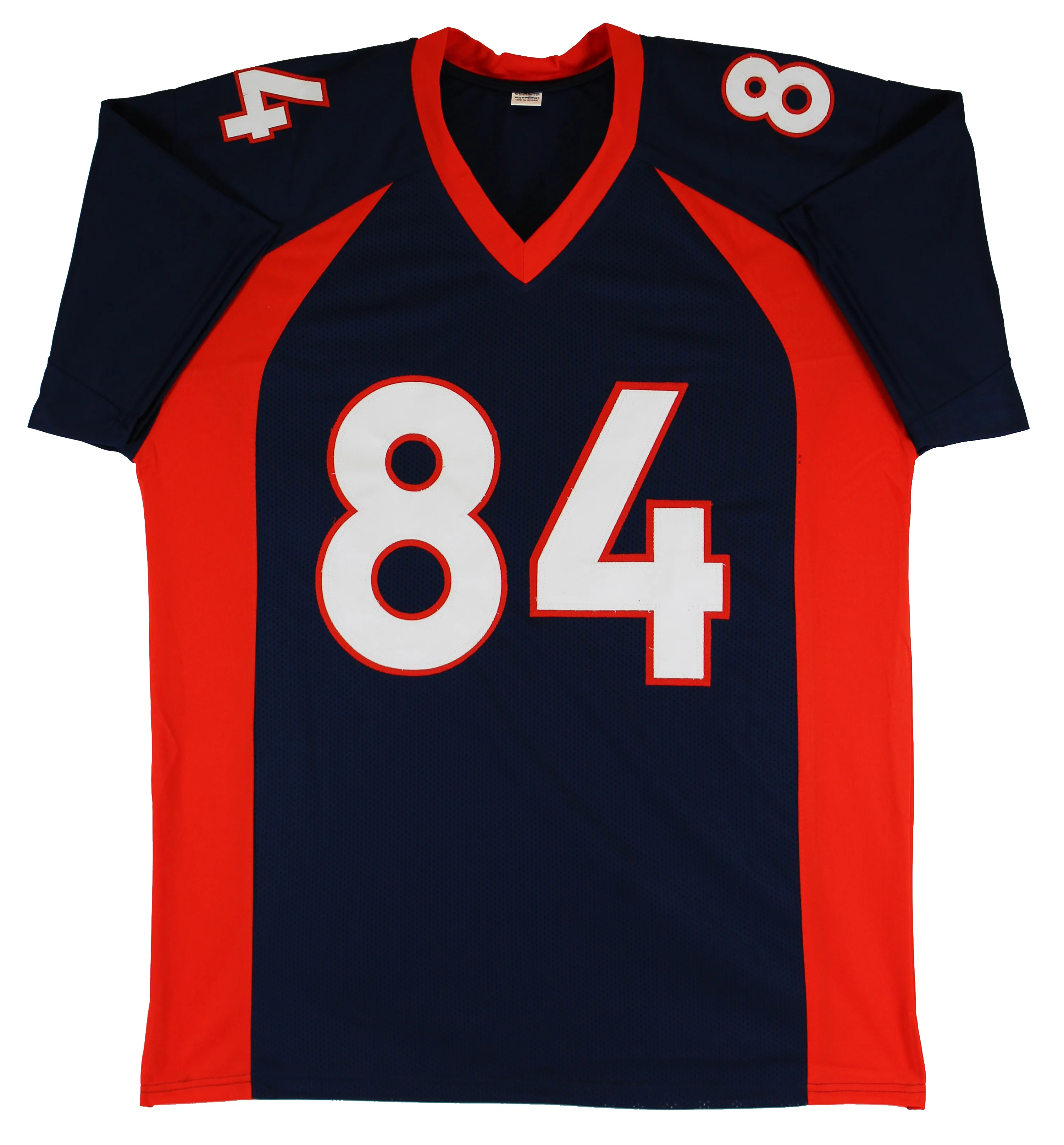 Shannon Sharpe Authentic Signed Navy Blue Pro Style Jersey BAS Witnessed - Image 4