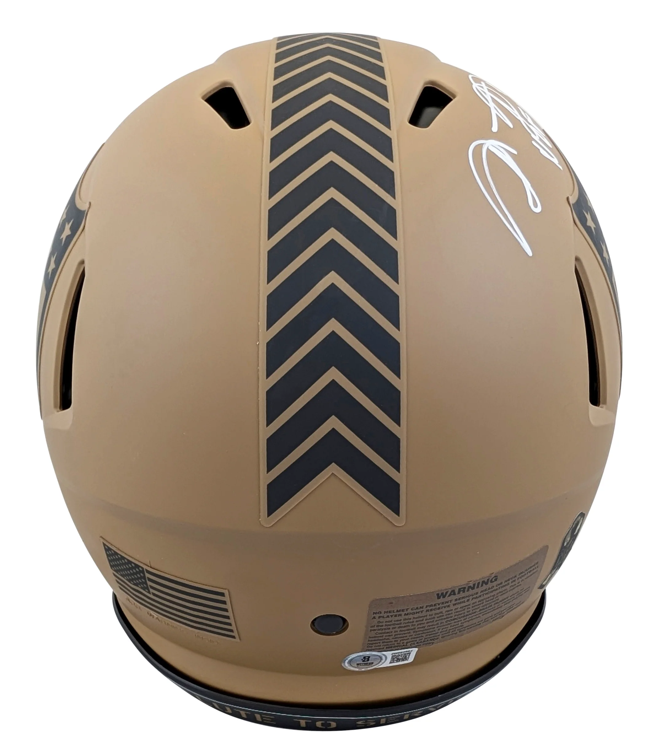 Shannon Sharpe Sterling Sharpe "HOF" Signed STS II F/S Speed Proline Helmet BAS - Image 3