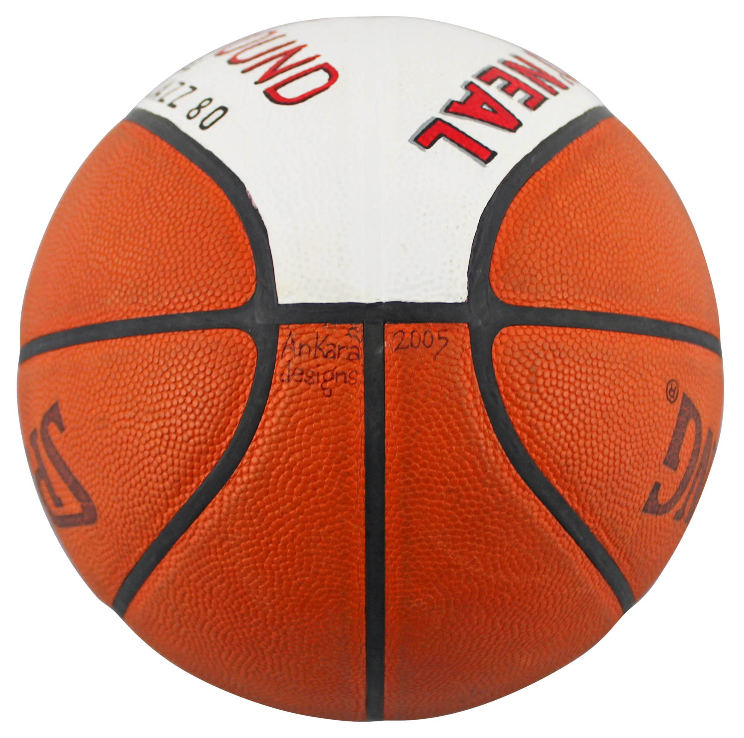Shaquille O'Neal Game Used 10,000th Career Rebound Spalding NBA Game Basketball - Image 4