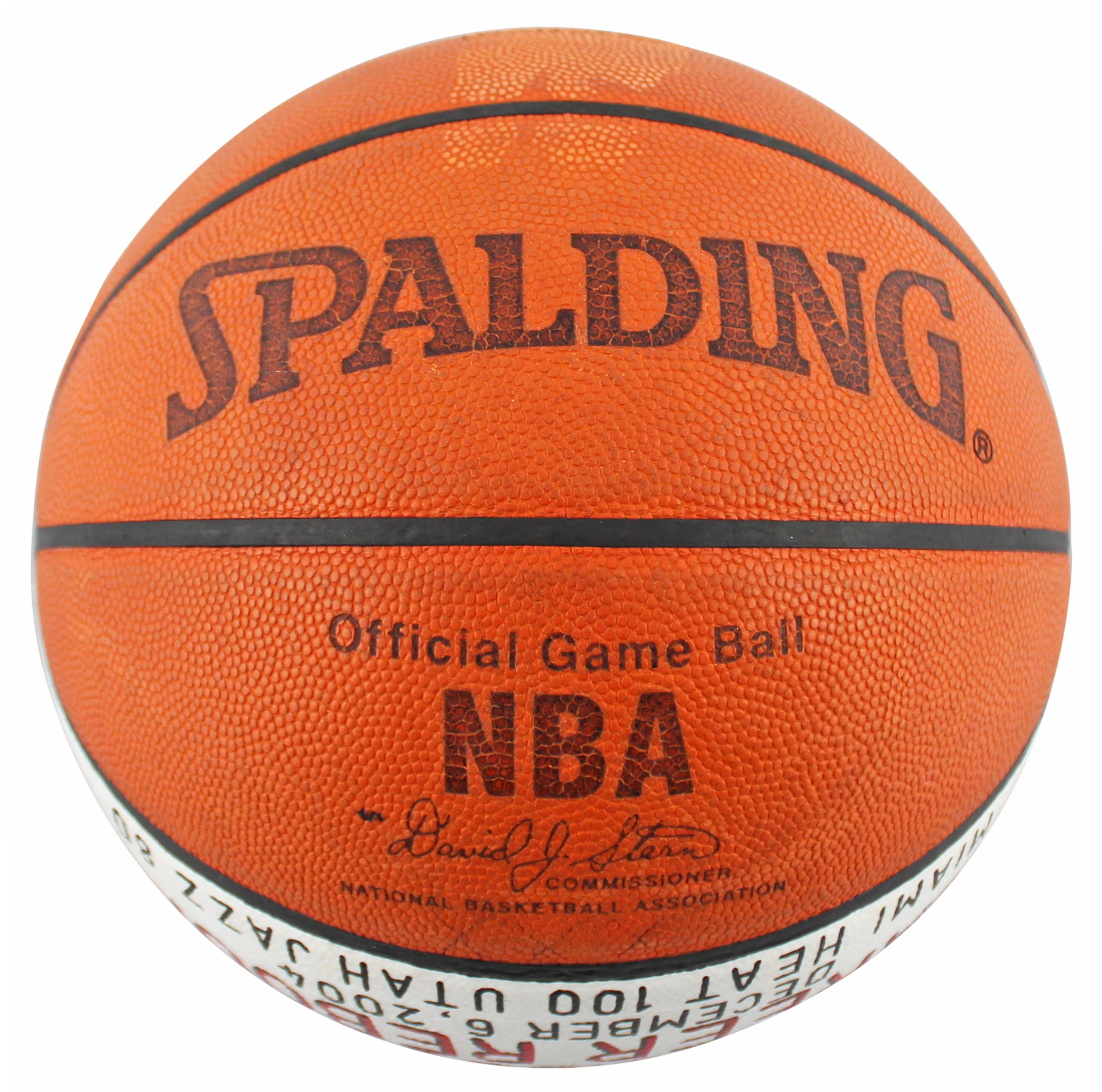 Shaquille O'Neal Game Used 10,000th Career Rebound Spalding NBA Game Basketball - Image 7