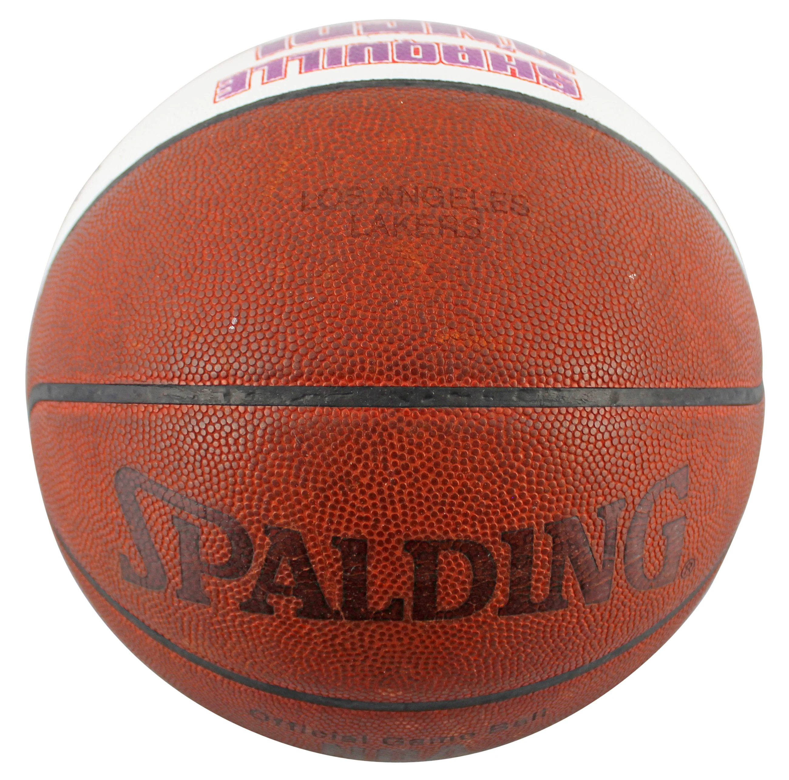 Shaquille O'Neal Game Used 20,000 Career Pts Scored Game Spalding NBA Basketball - Image 4