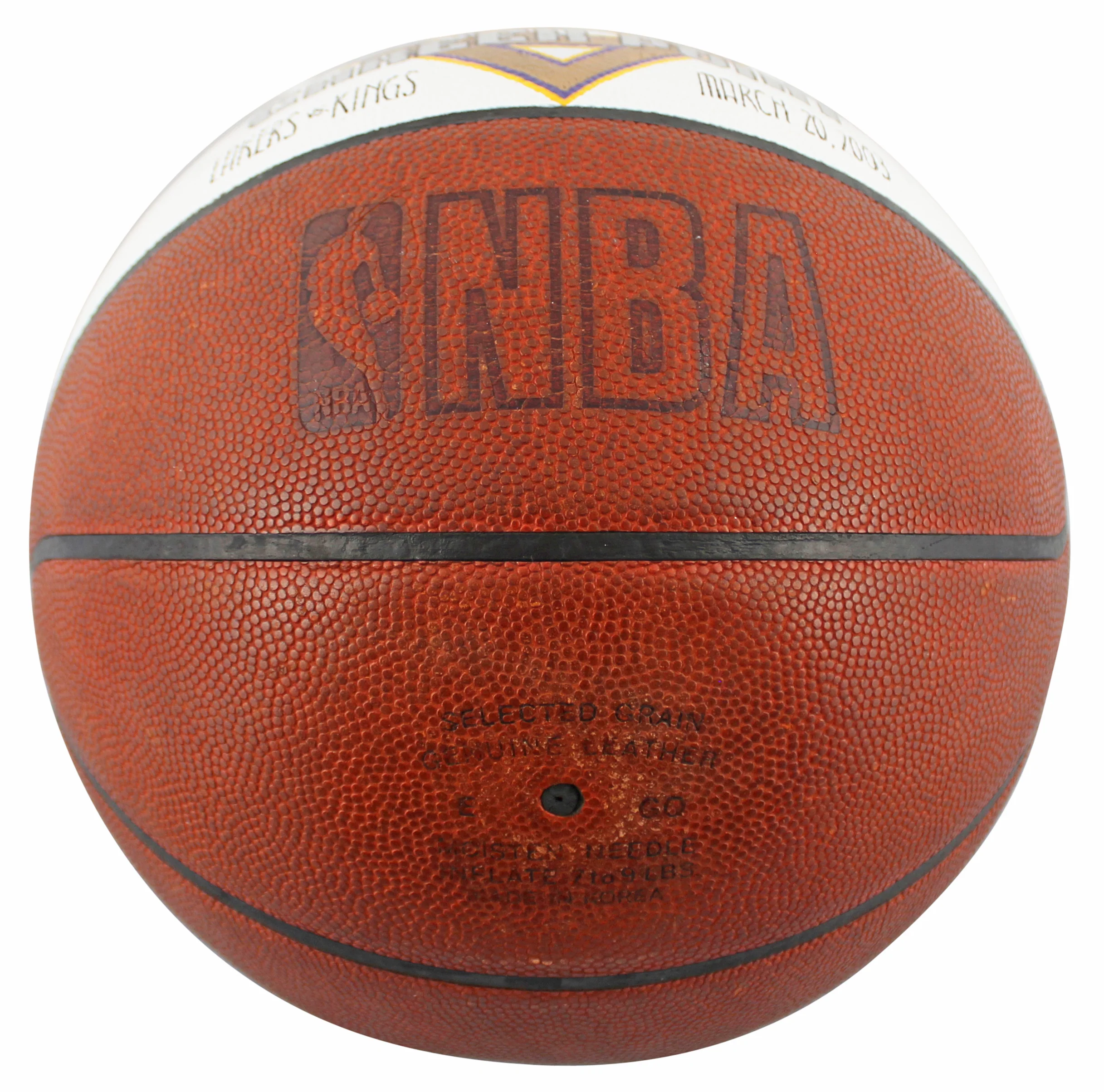Shaquille O'Neal Game Used 20,000 Career Pts Scored Game Spalding NBA Basketball - Image 6