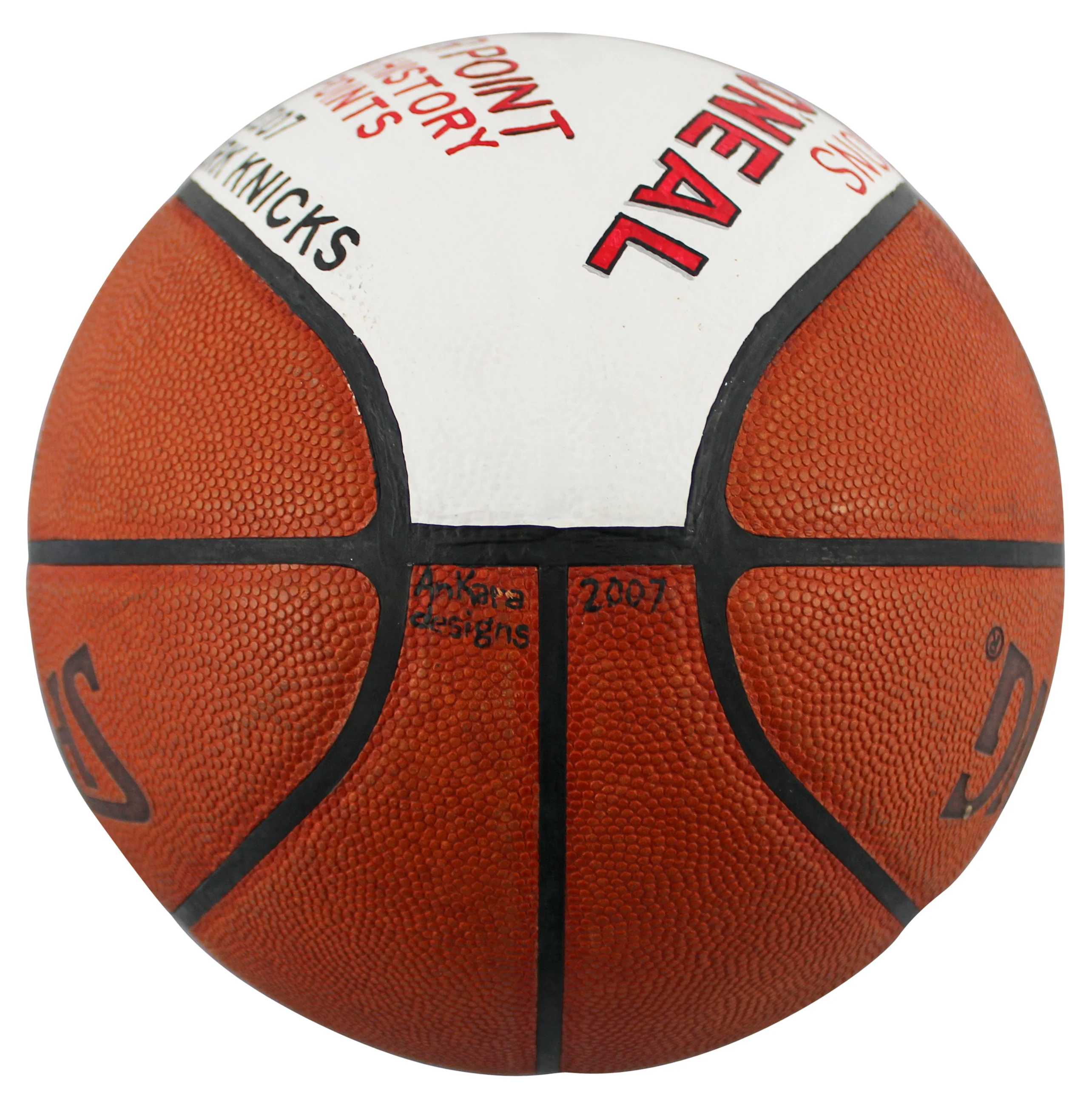 Shaquille O'Neal Game Used 25,000 Career Pts Scored Game Spalding NBA Basketball - Image 8