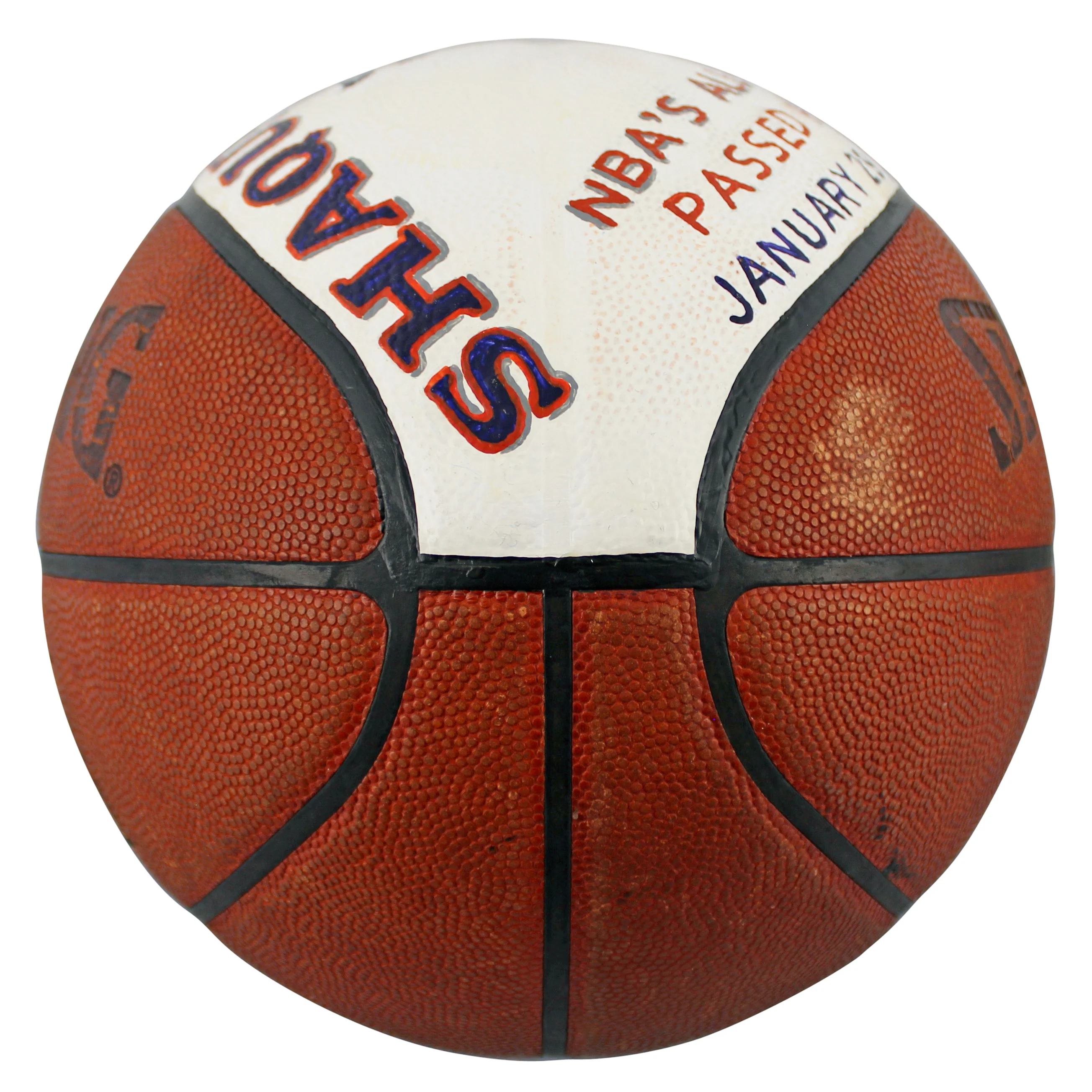 Shaquille O'Neal Game Used Basketball Reaching 7th On NBA Career Scoring List - Image 8