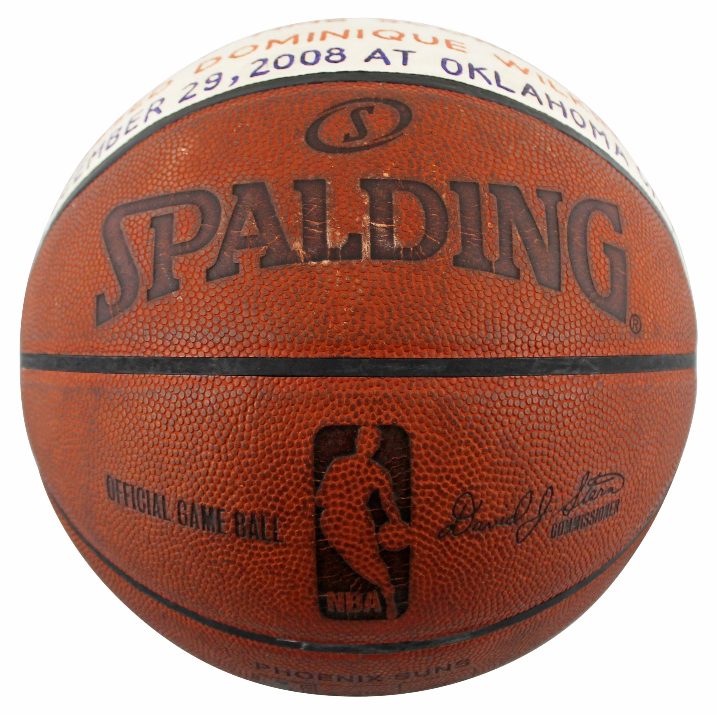 Shaquille O'Neal Game Used Basketball Reaching 9th On NBA Career Scoring List - Image 5