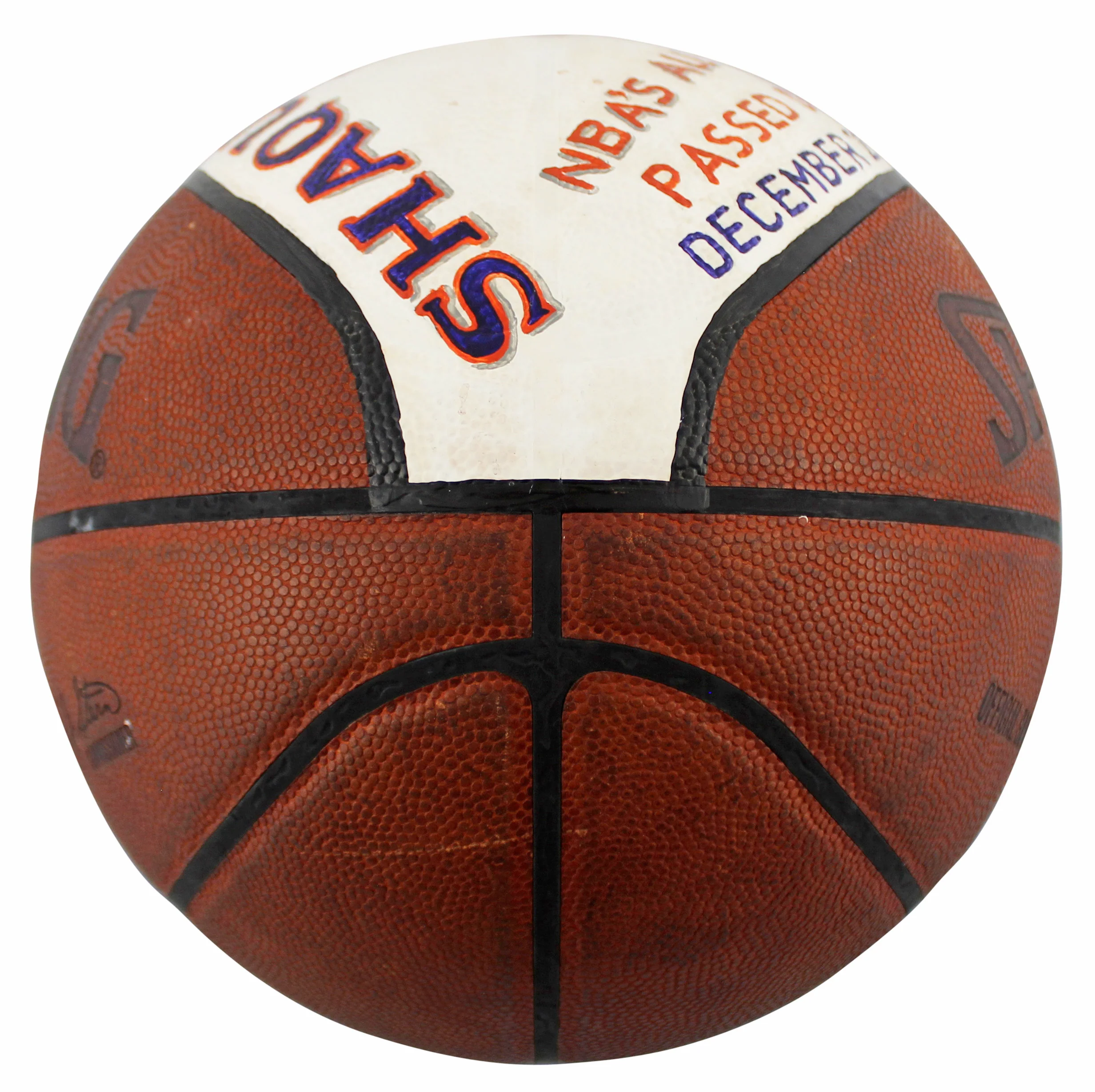 Shaquille O'Neal Game Used Basketball Reaching 9th On NBA Career Scoring List - Image 7