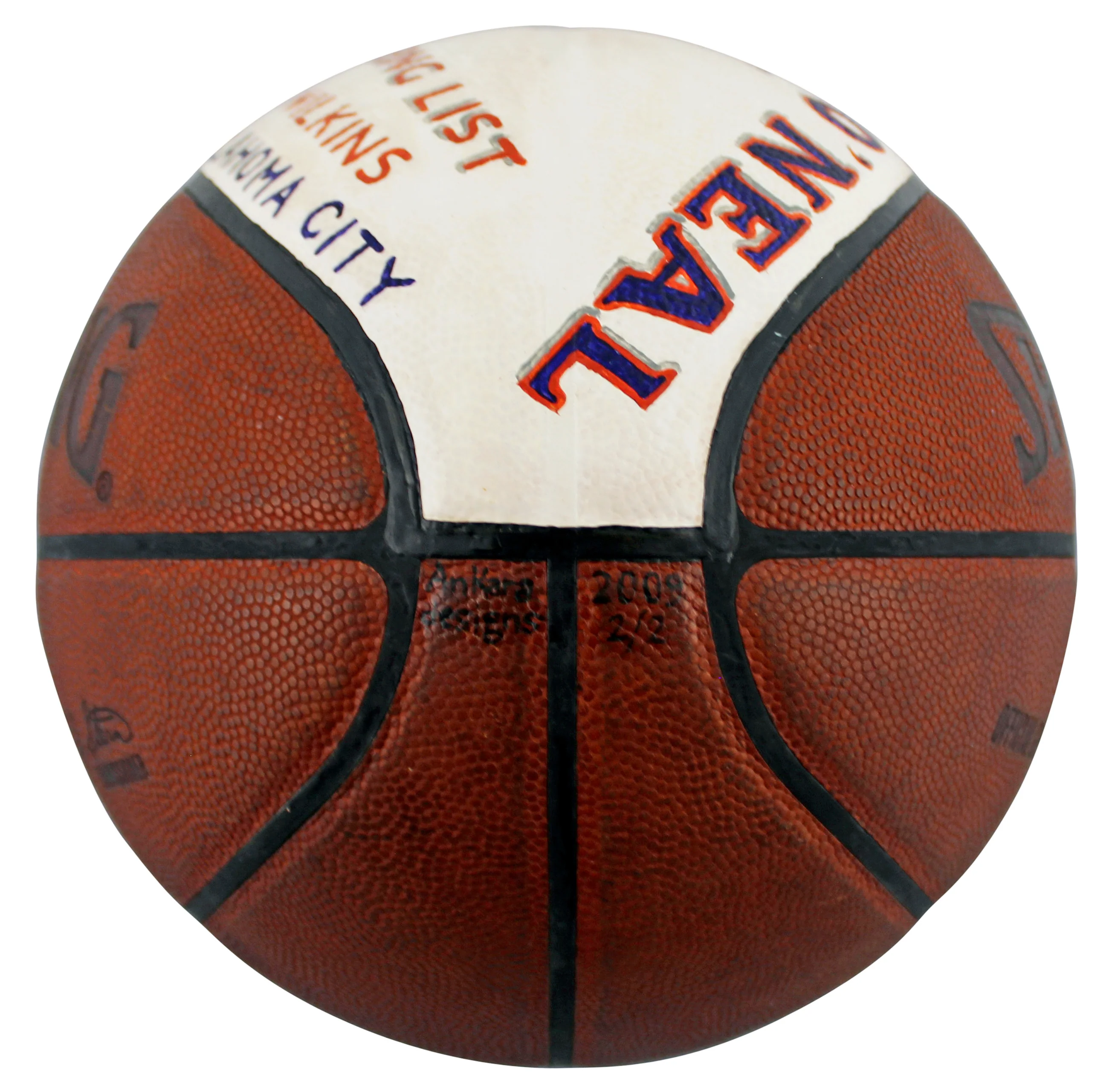 Shaquille O'Neal Game Used Basketball Reaching 9th On NBA Career Scoring List - Image 8