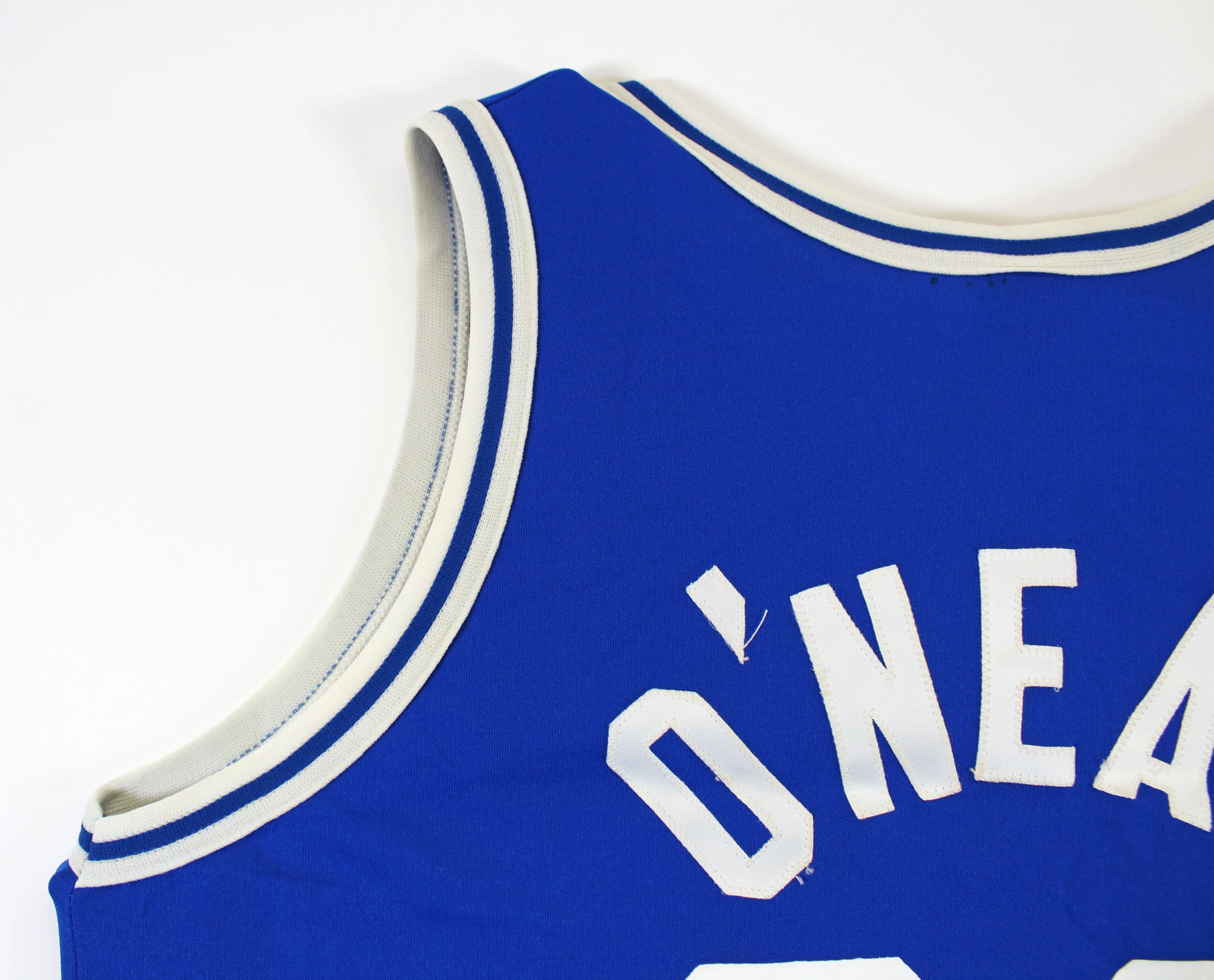 Shaquille O'Neal Game Worn Blue 1989 High School ASG Jersey SIA Photomatched - Image 5