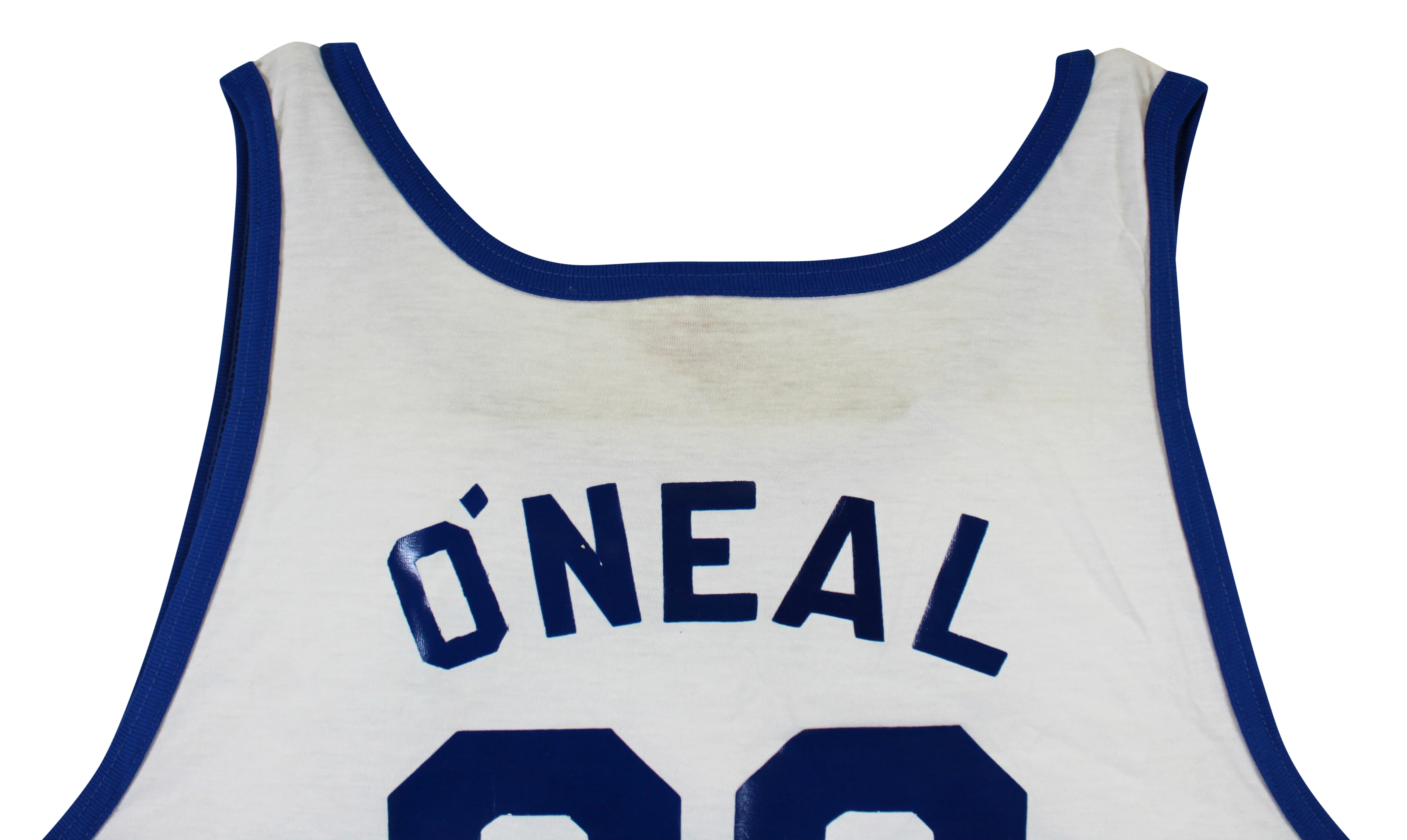 Shaquille O'Neal Game Worn White 1989 High School ASG Gator Athletics Jersey SIA - Image 4