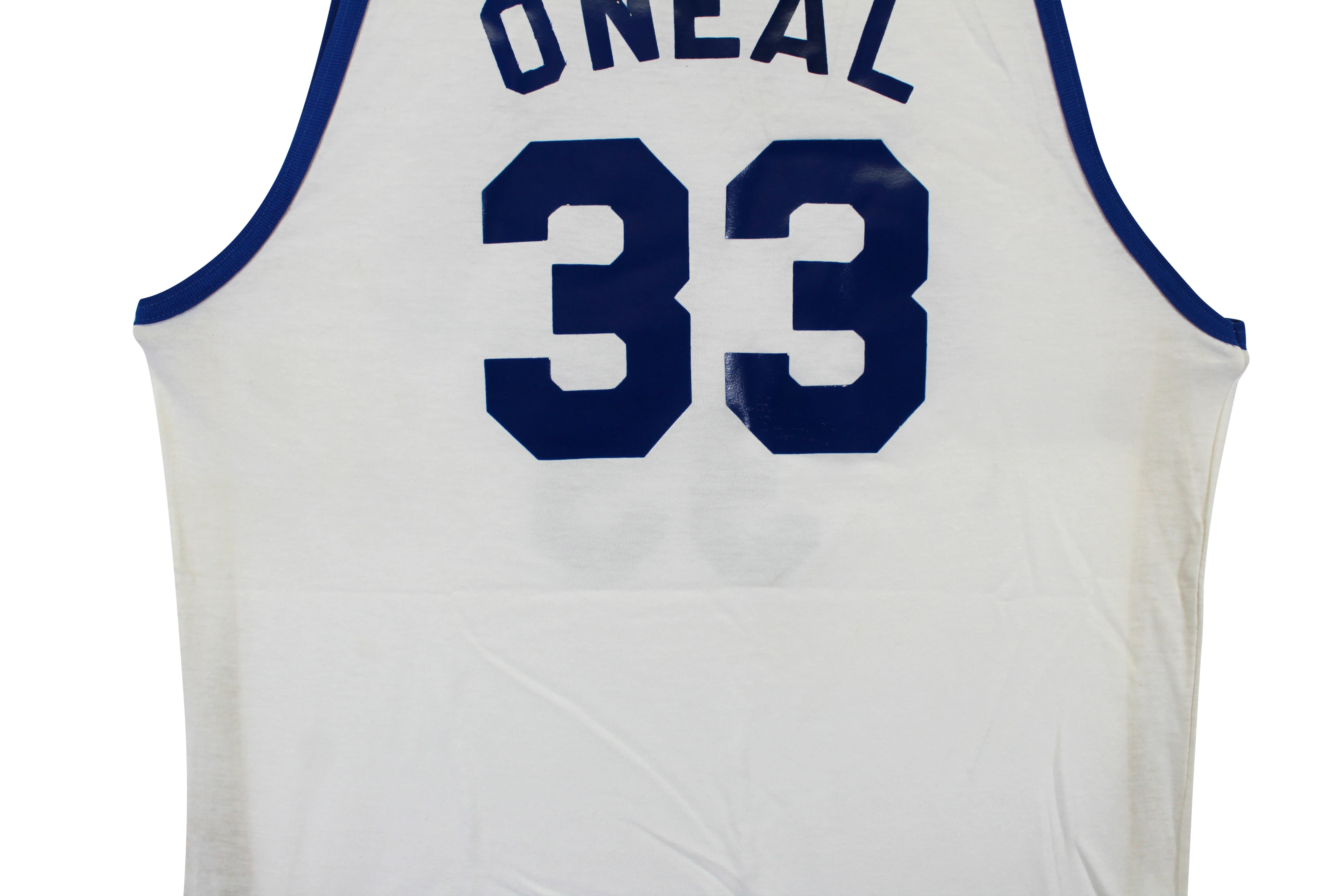 Shaquille O'Neal Game Worn White 1989 High School ASG Gator Athletics Jersey SIA - Image 5