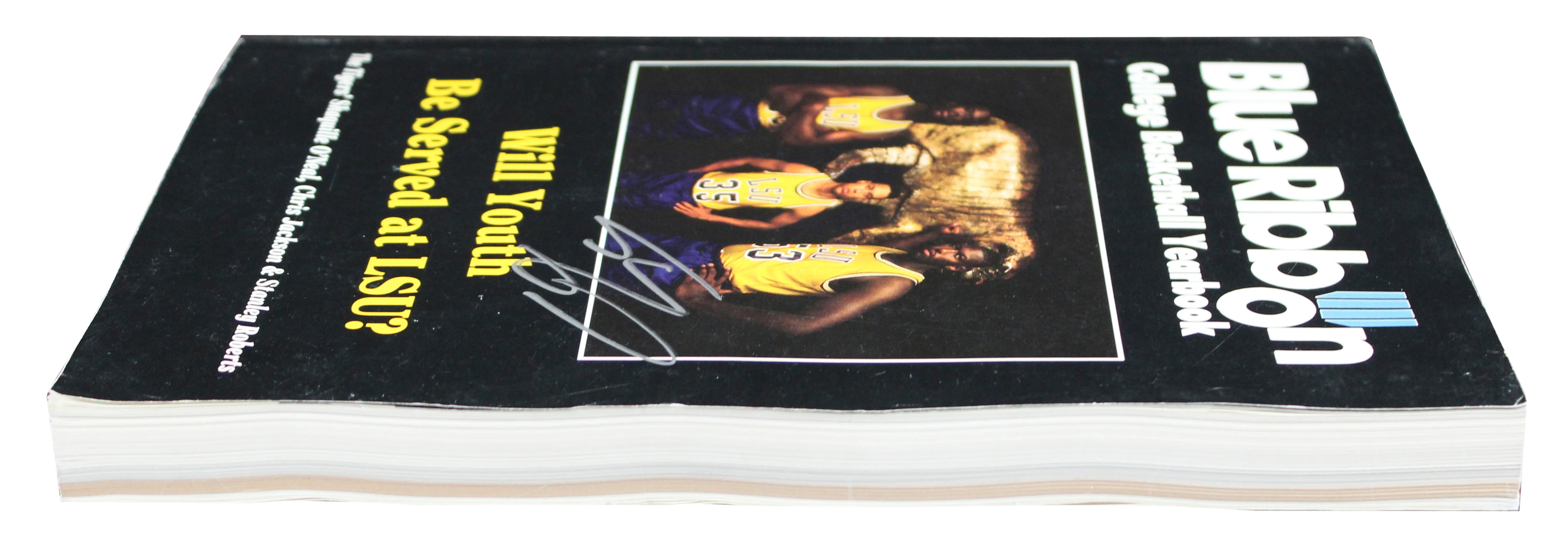 Shaquille O'Neal Signed 1989-90 College Basketball LSU Yearbook BAS W #3W388793 - Image 7