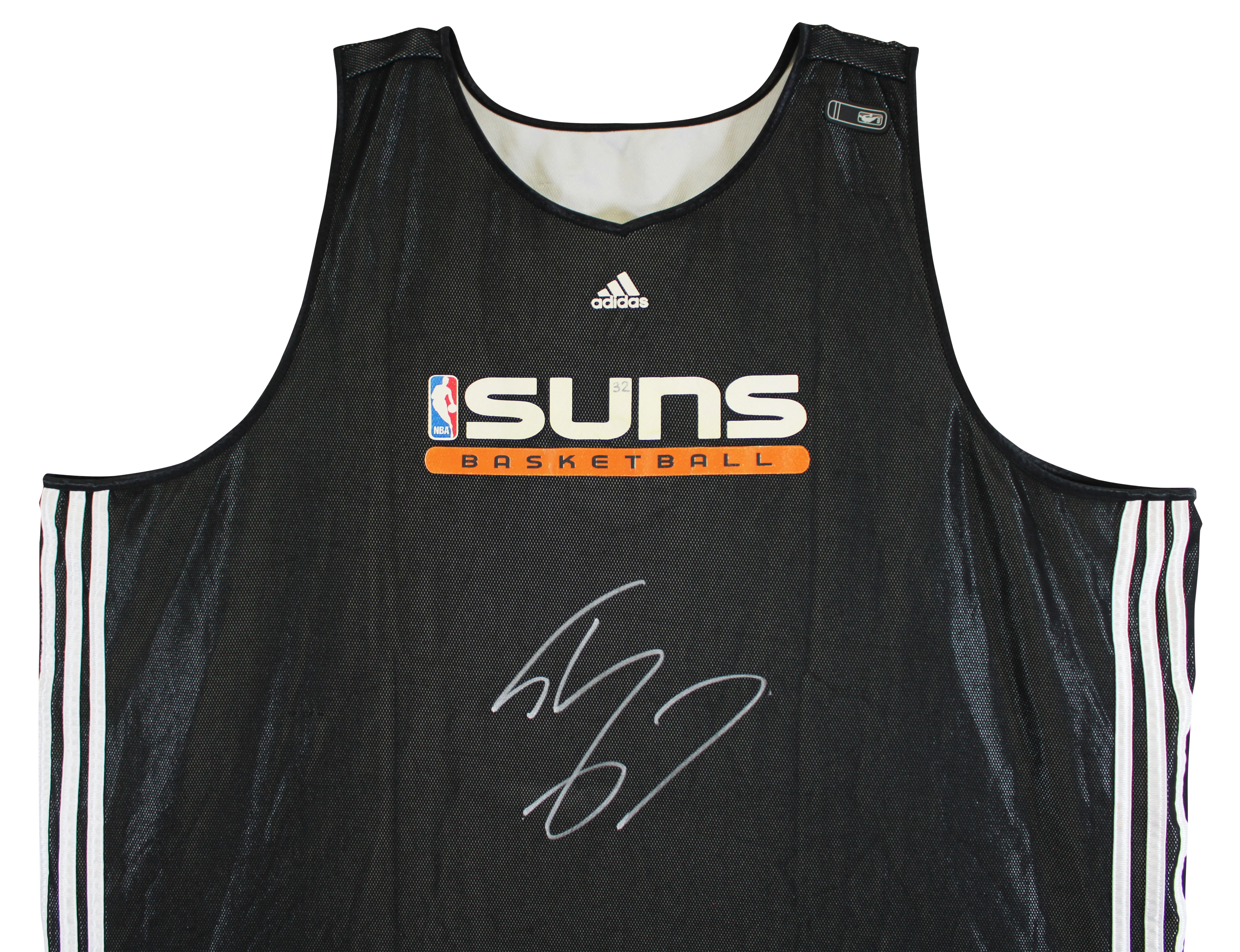 Shaquille O'Neal Signed Black Adidas Practice Reversible Jersey BAS W #WX21539 - Image 4