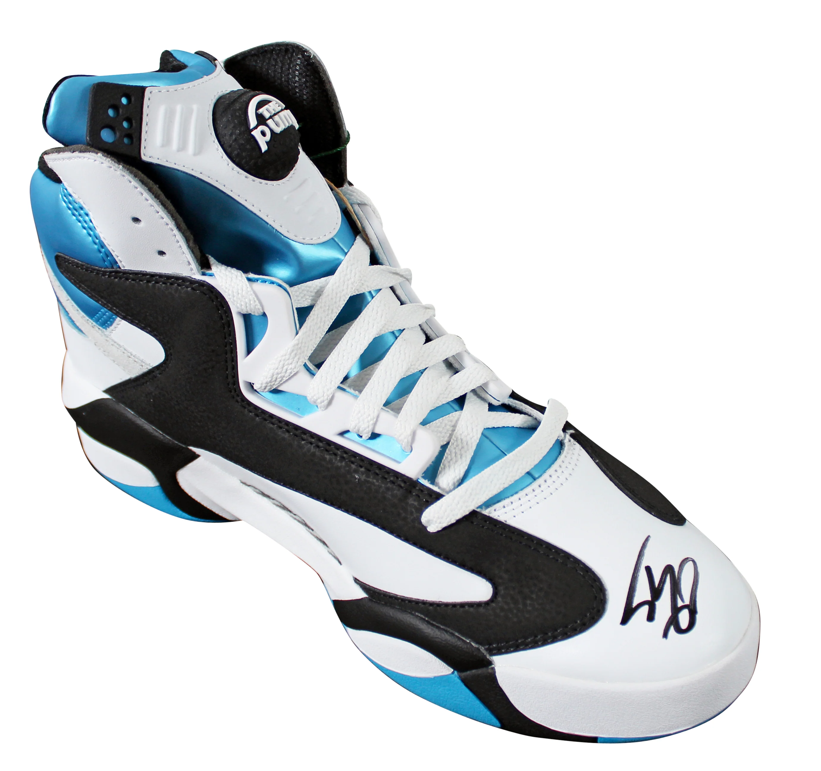 Shaquille O'Neal Signed Left Reebok Shaq Attaq Retro 2022 Magic Shoe BAS Witness - Image 2