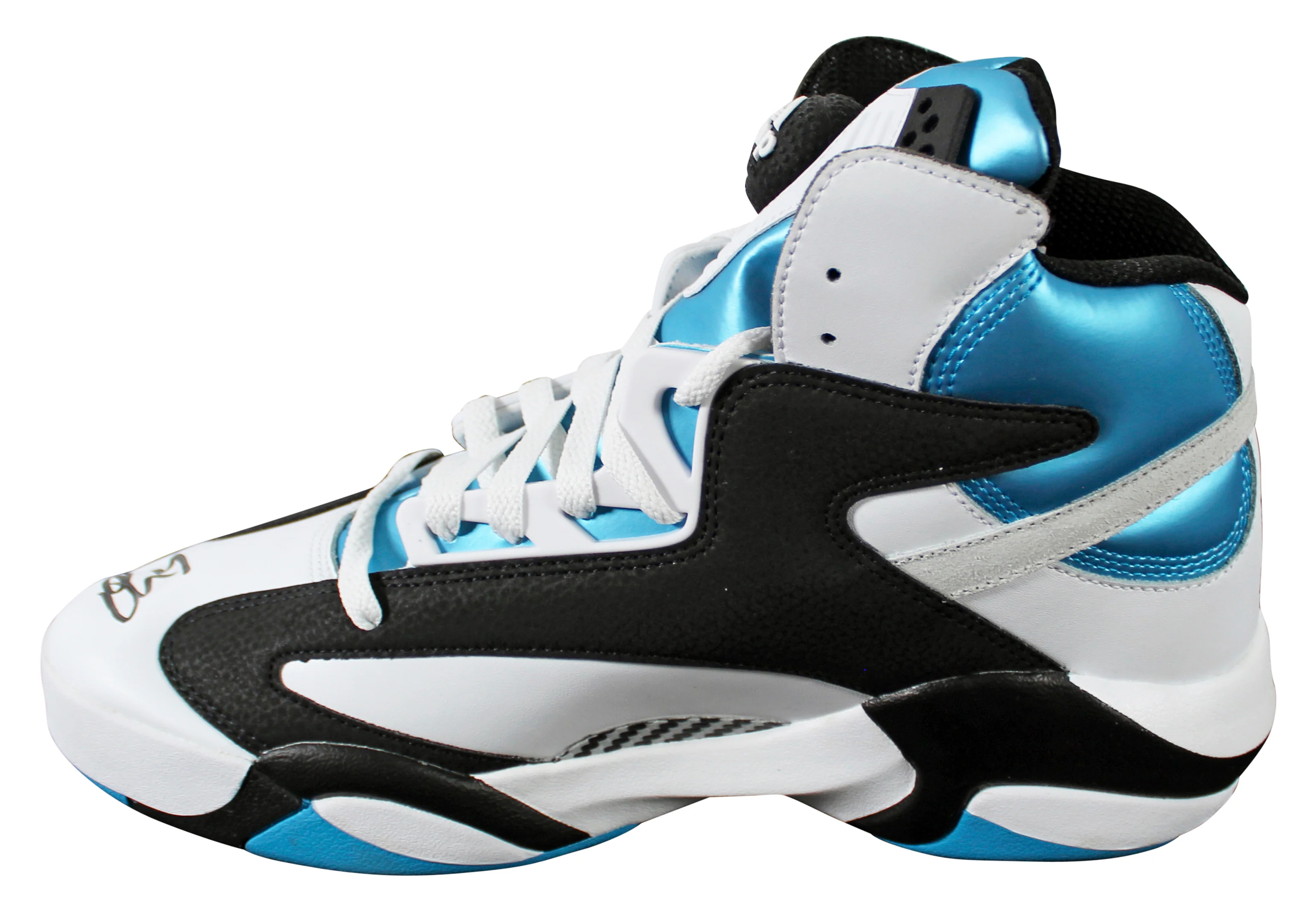 Shaquille O'Neal Signed Right Reebok Shaq Attaq Retro 2022 Magic Shoe BAS Wit - Image 4