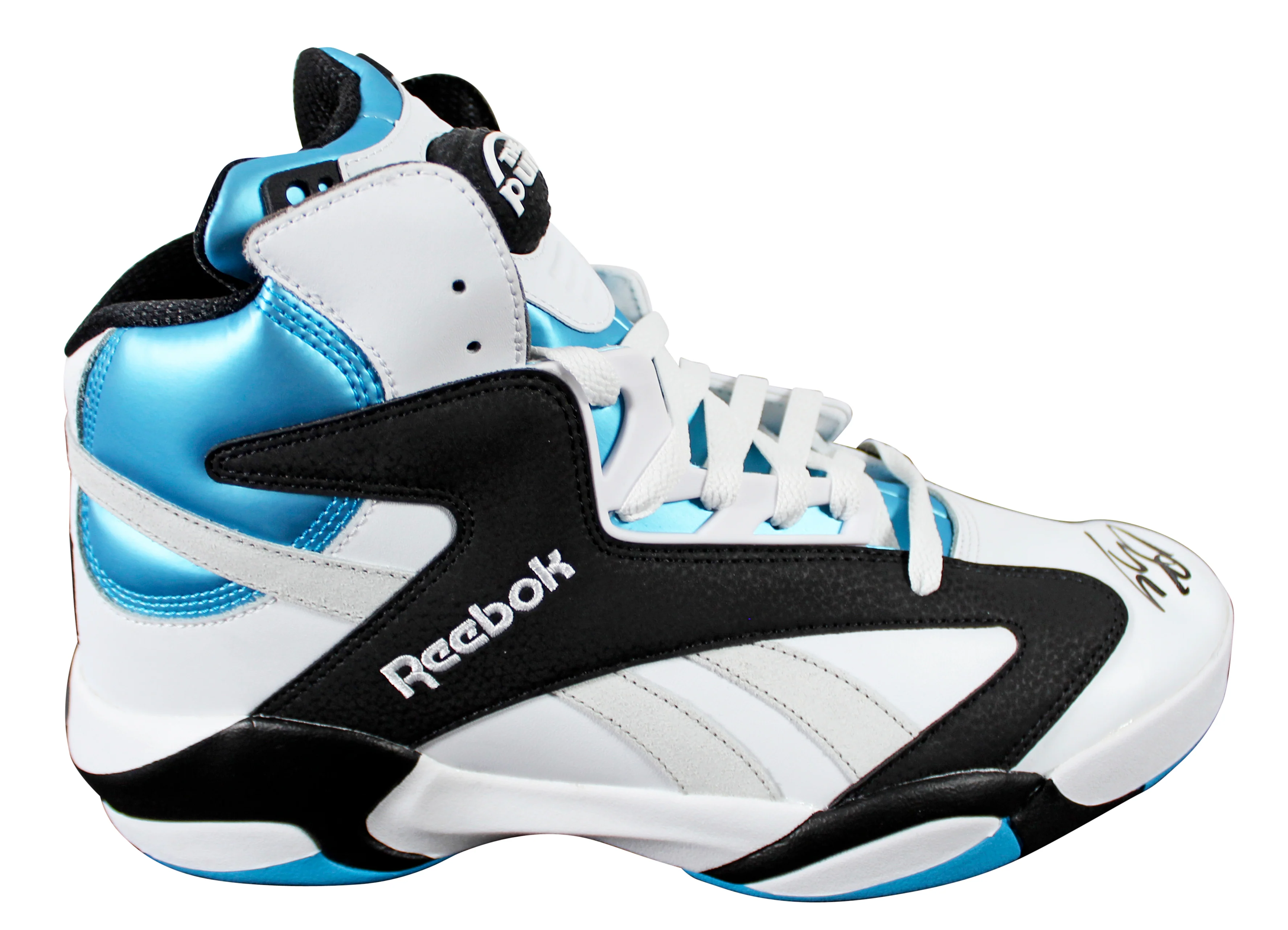 Shaquille O'Neal Signed Right Reebok Shaq Attaq Retro 2022 Magic Shoe BAS Wit - Image 6