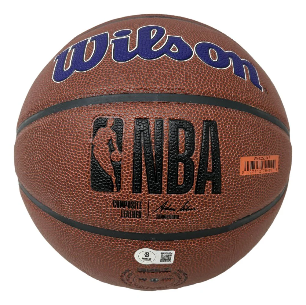 Shaquille O'Neal Signed Wilson NBA Los Angeles Lakers Logo Basketball BAS - Image 2