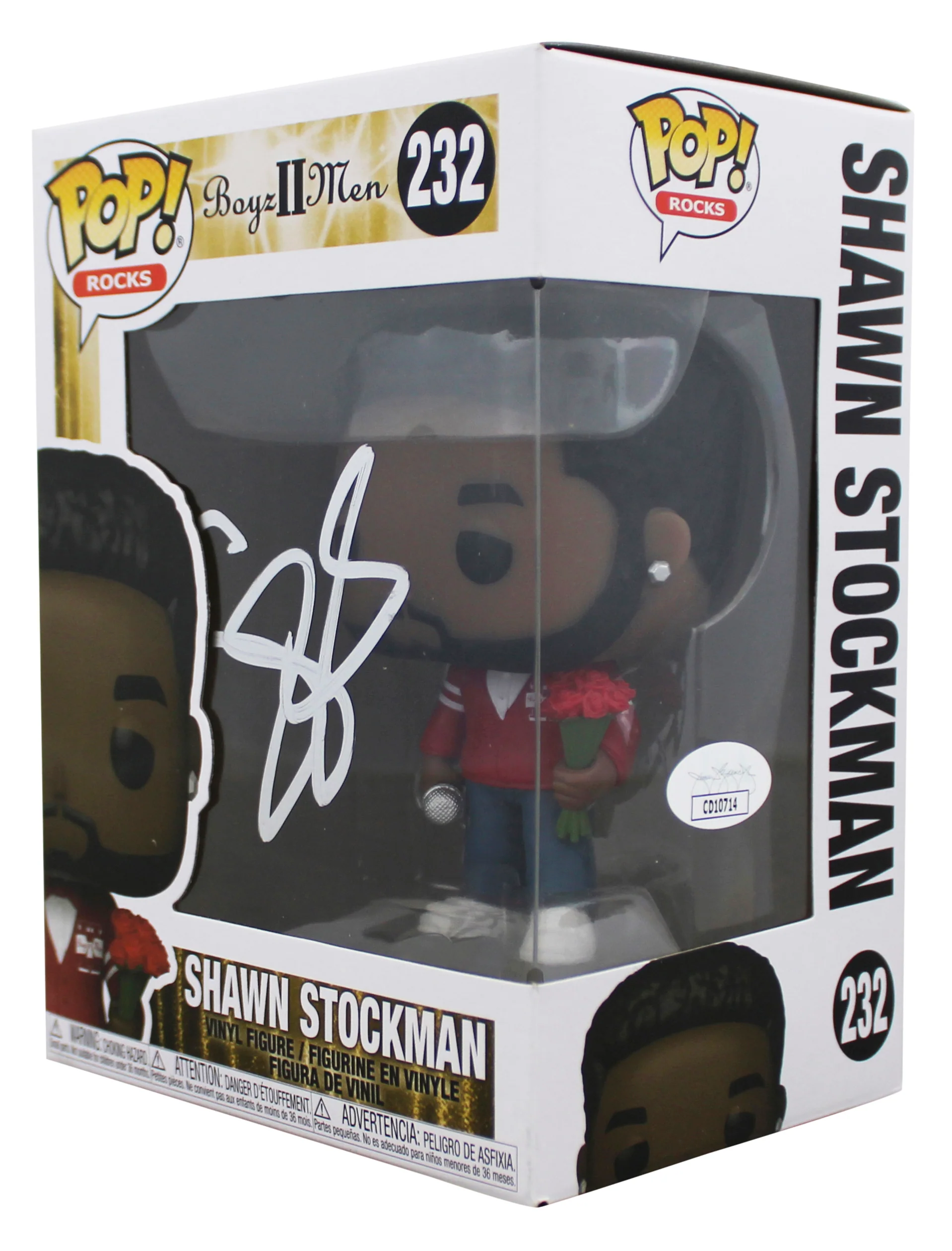 Shawn Stockman Boyz II Men Signed #232 Funko Pop Vinyl Figure JSA #CD10714 - Image 3