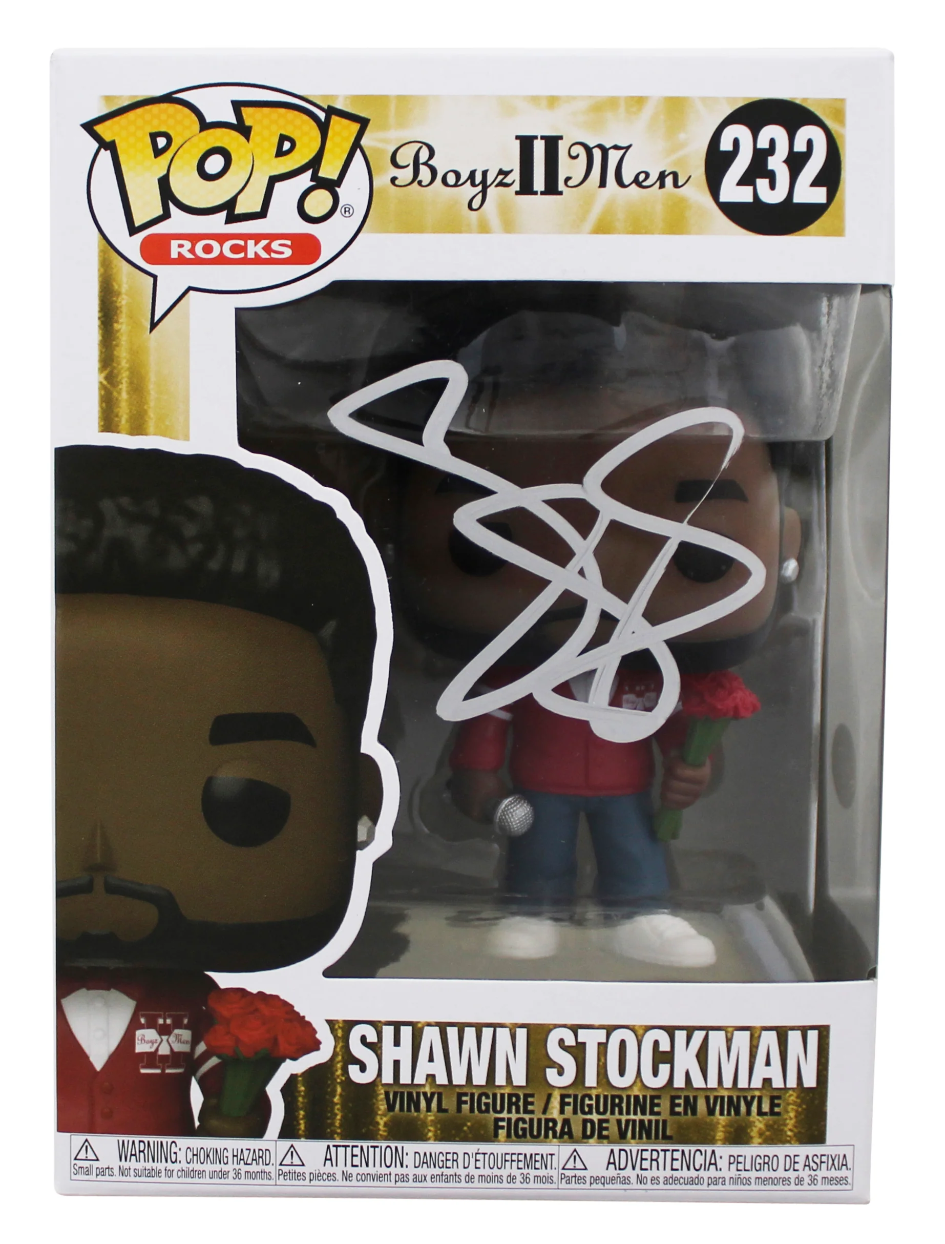 Shawn Stockman Boyz II Men Signed #232 Funko Pop Vinyl Figure JSA #CD10715