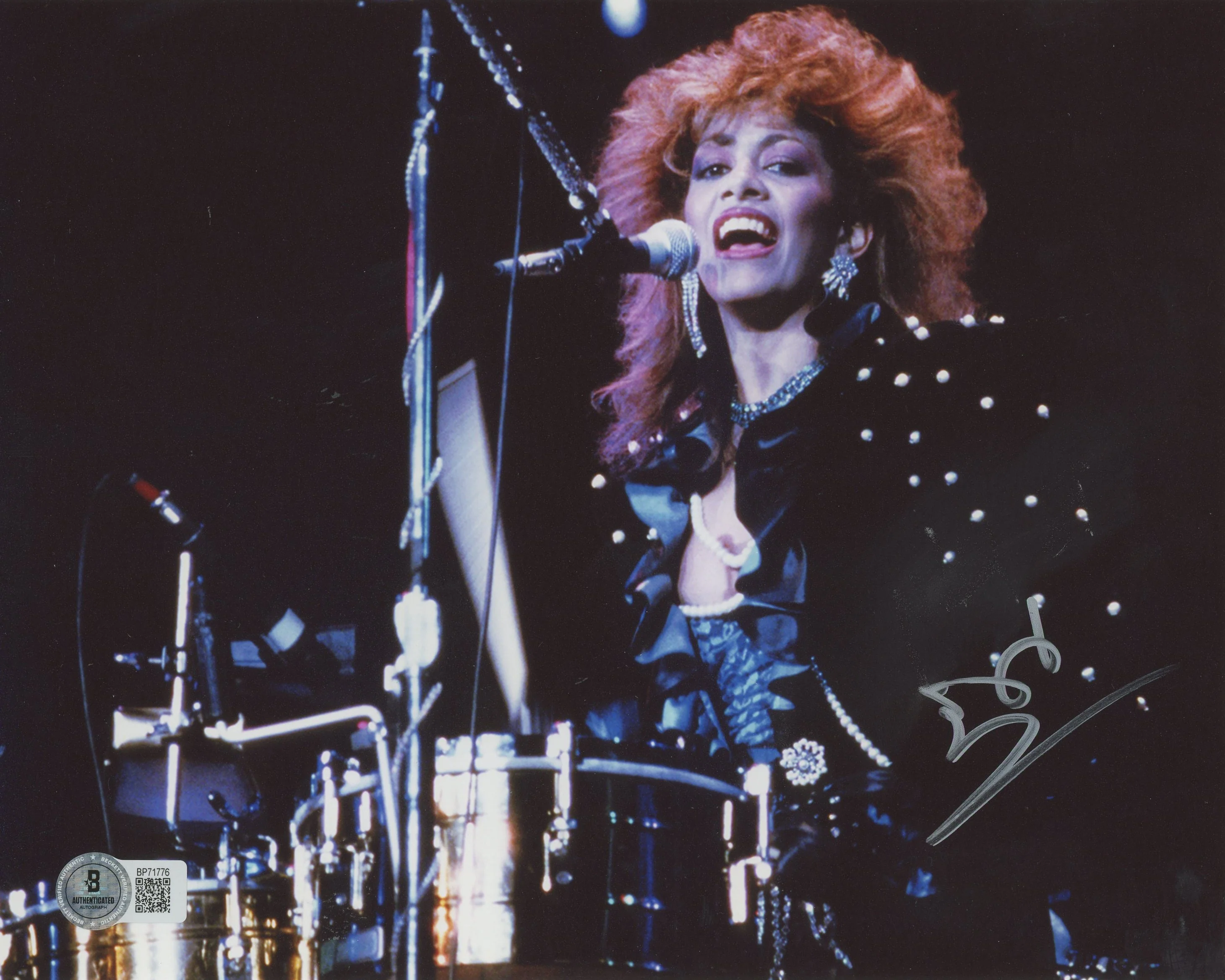 Sheila E. The George Duke Band Authentic Signed 8x10 Photo BAS #BP71776